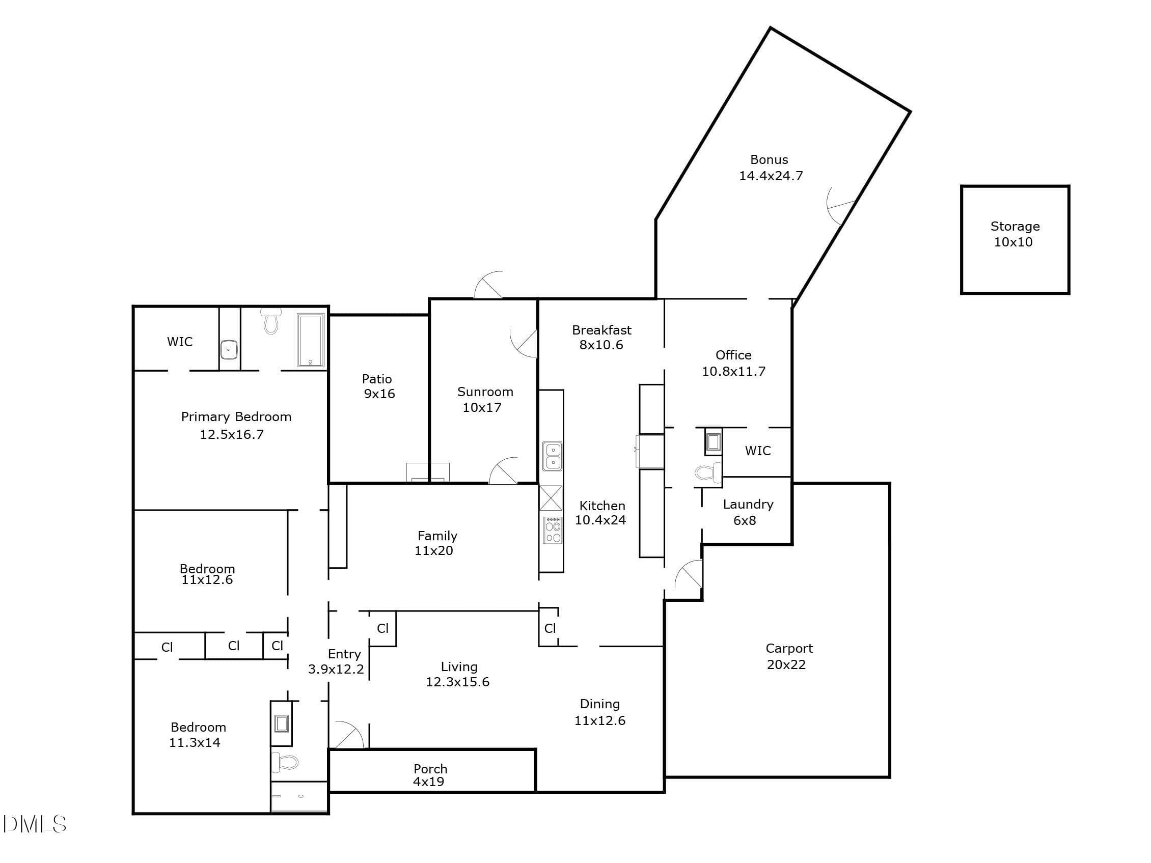 Floor Plan mls - 1304 Georgia Avenue, Durham, NC 27705