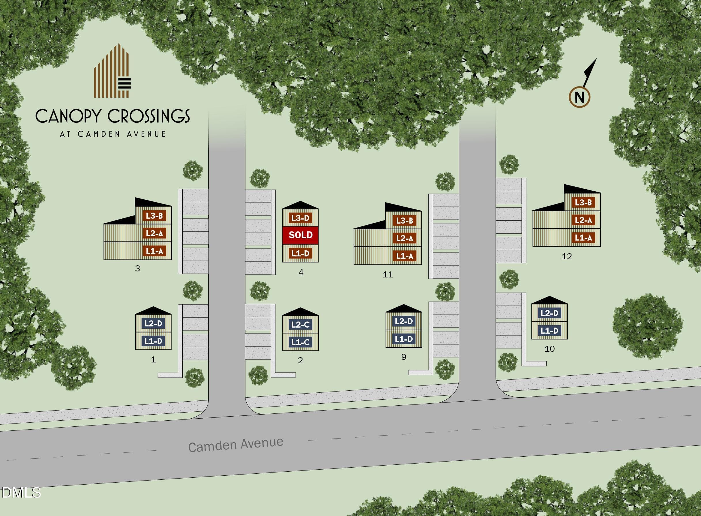 Canopy Crossings Site Map 8 24 26 - 1103 Camden Avenue B, Durham, NC 27701, Durham
