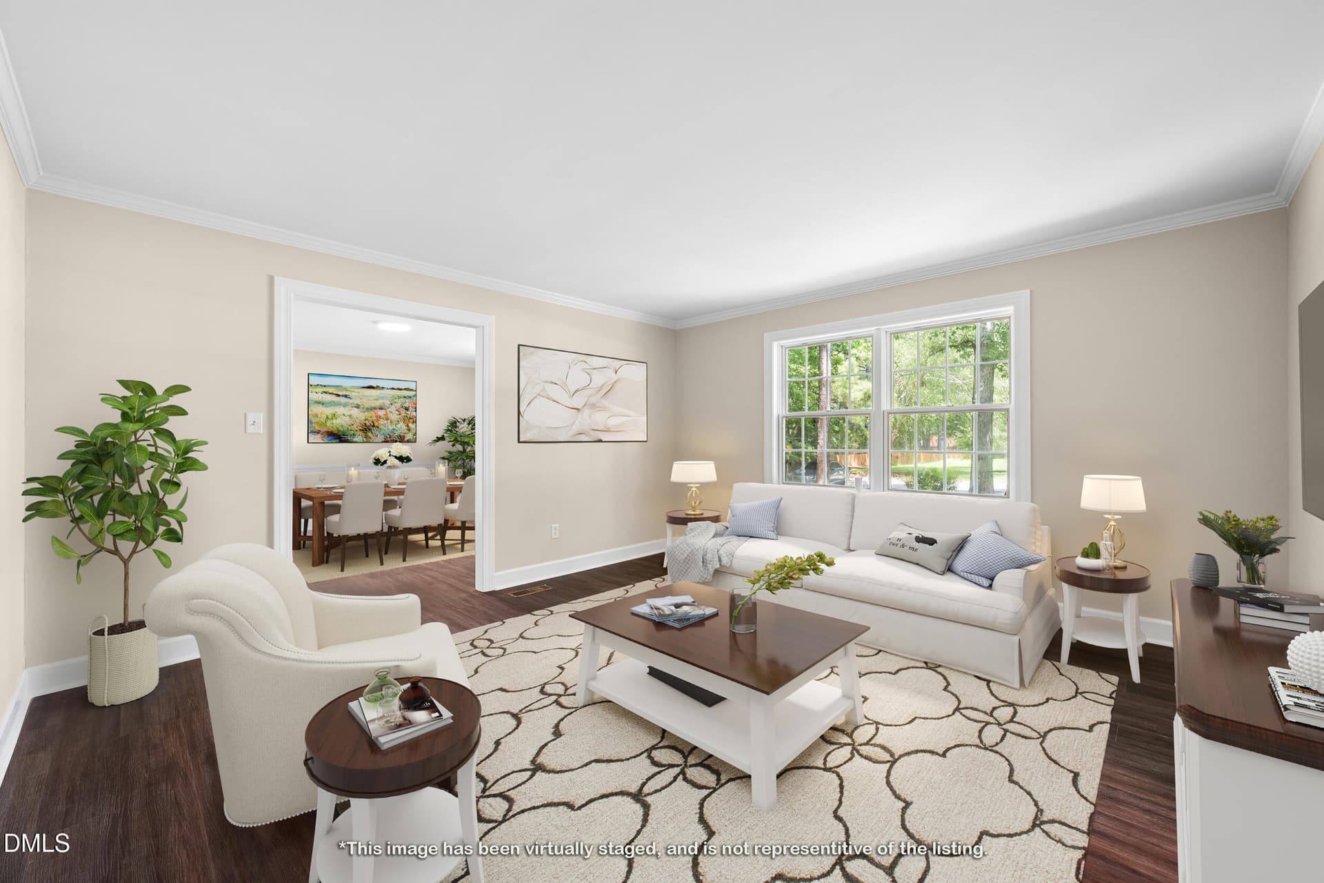 Living Room - 1612 Colony Drive, Tarboro, NC 27886