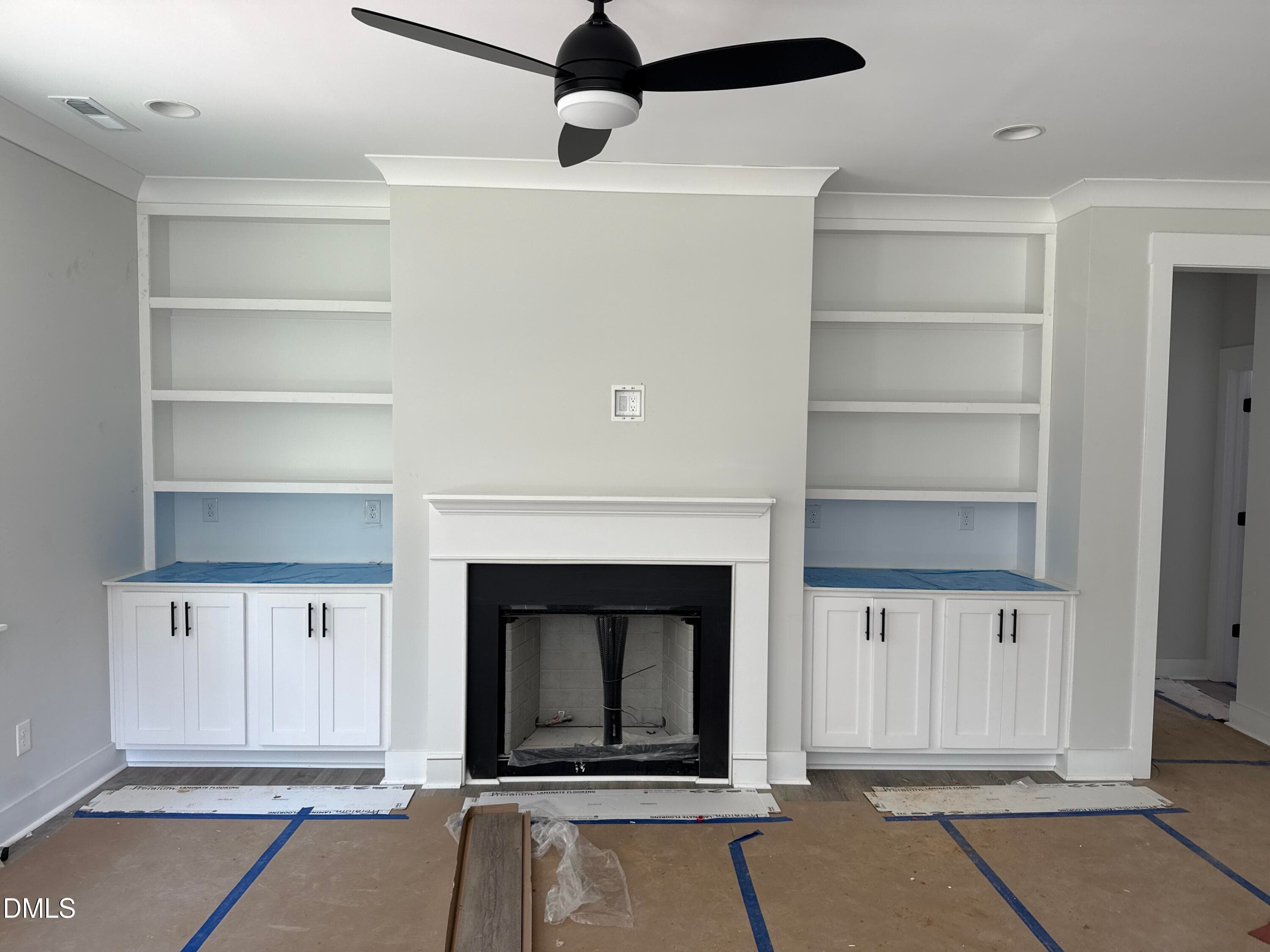 8_24 Living Room Built Ins - 55 Bandelier Drive (lot 2), Selma, NC 27576