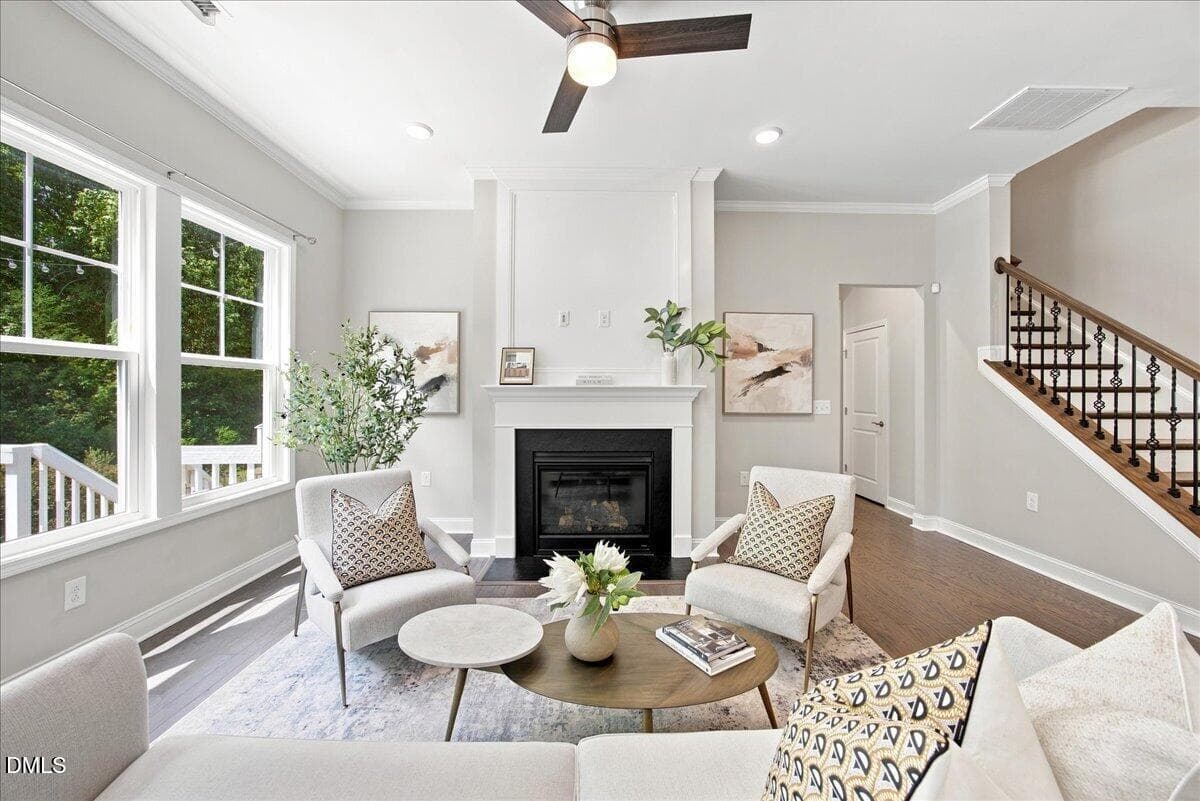 Living Room - 540 Old Dairy Drive, Wake Forest, NC 27587