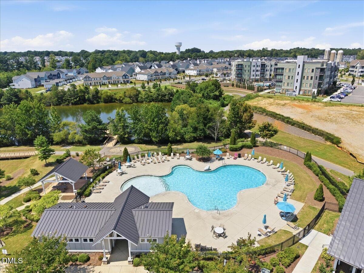 Aerial View - 540 Old Dairy Drive, Wake Forest, NC 27587