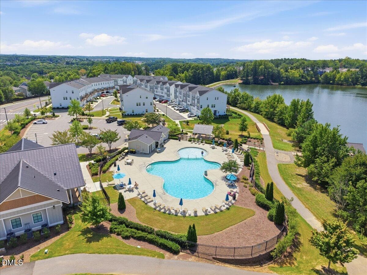 Aerial View - 540 Old Dairy Drive, Wake Forest, NC 27587