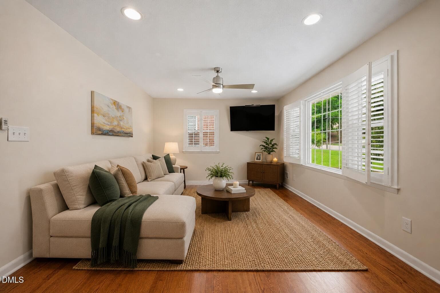 staged living room 3 - 2744 Milburnie Road, Raleigh, NC 27610, Raleigh