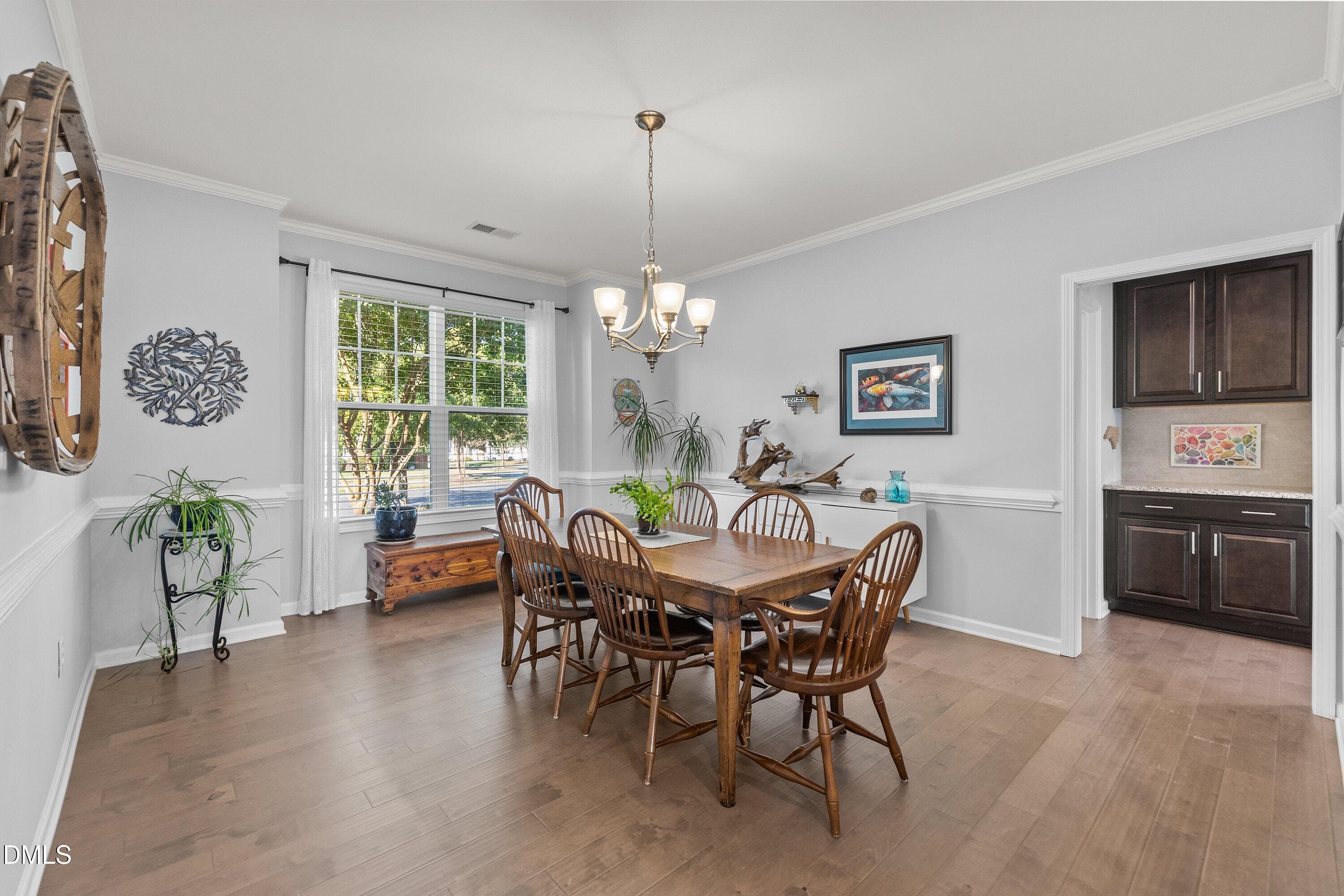 Dining Area - 1005 Woodland Grove Way, Wake Forest, NC 27587, Wake Forest