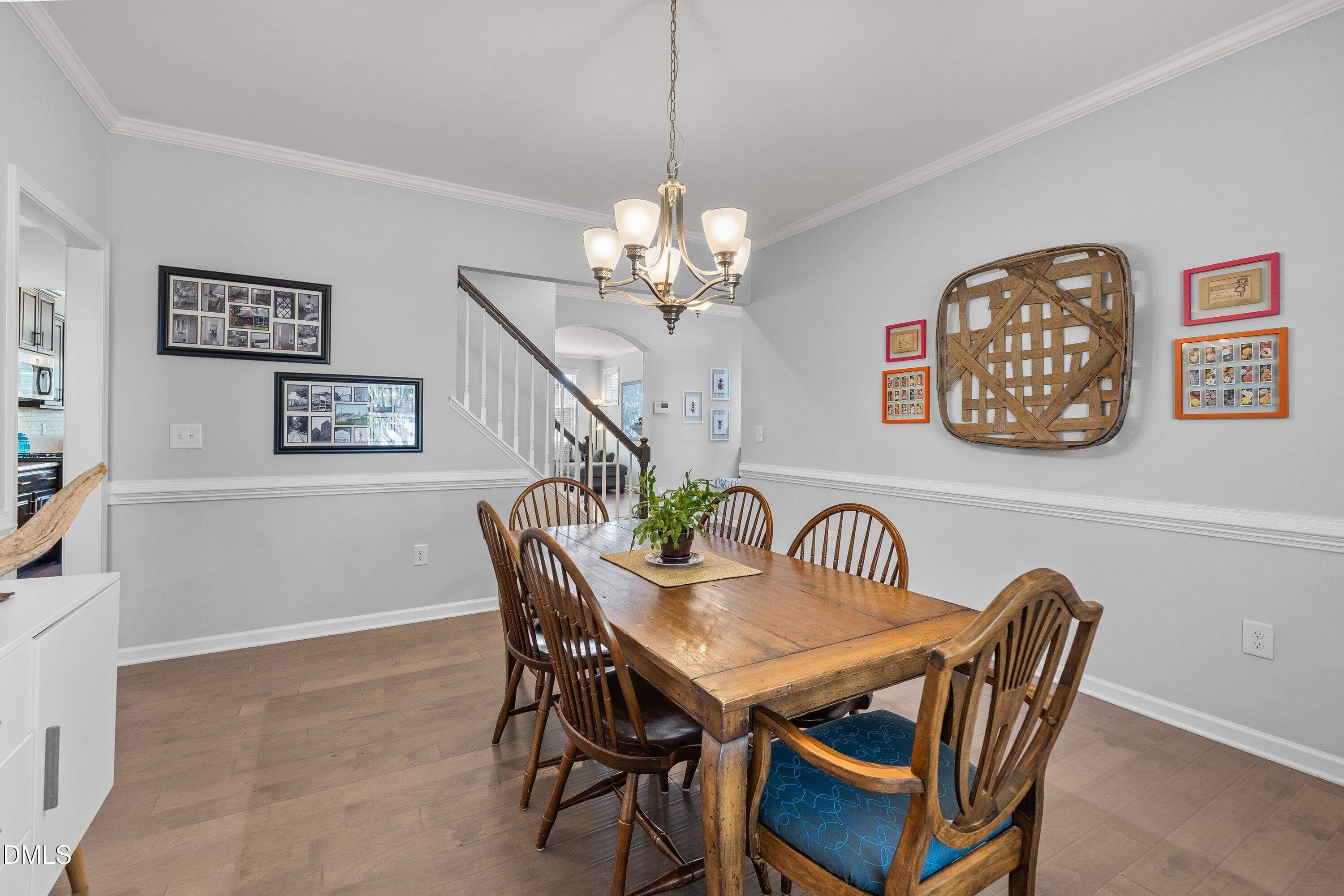 Dining Area - 1005 Woodland Grove Way, Wake Forest, NC 27587, Wake Forest