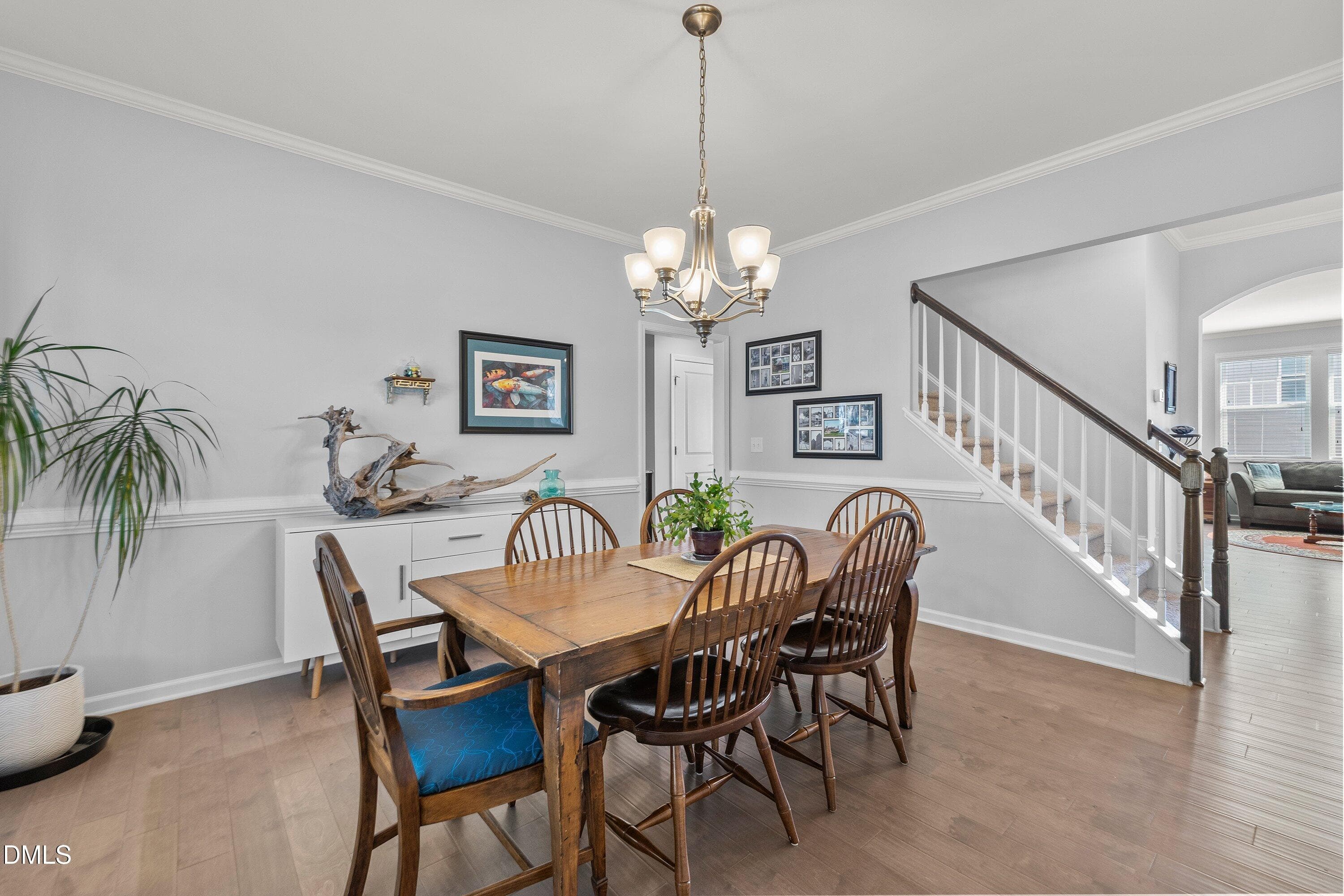 Dining Area - 1005 Woodland Grove Way, Wake Forest, NC 27587, Wake Forest