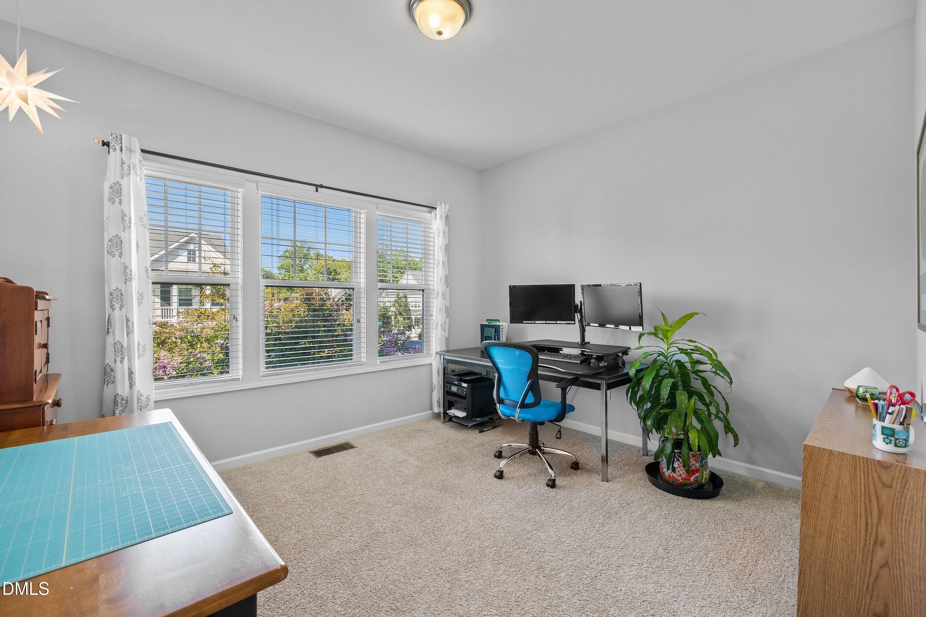 3rd bedroom/office - 1005 Woodland Grove Way, Wake Forest, NC 27587, Wake Forest