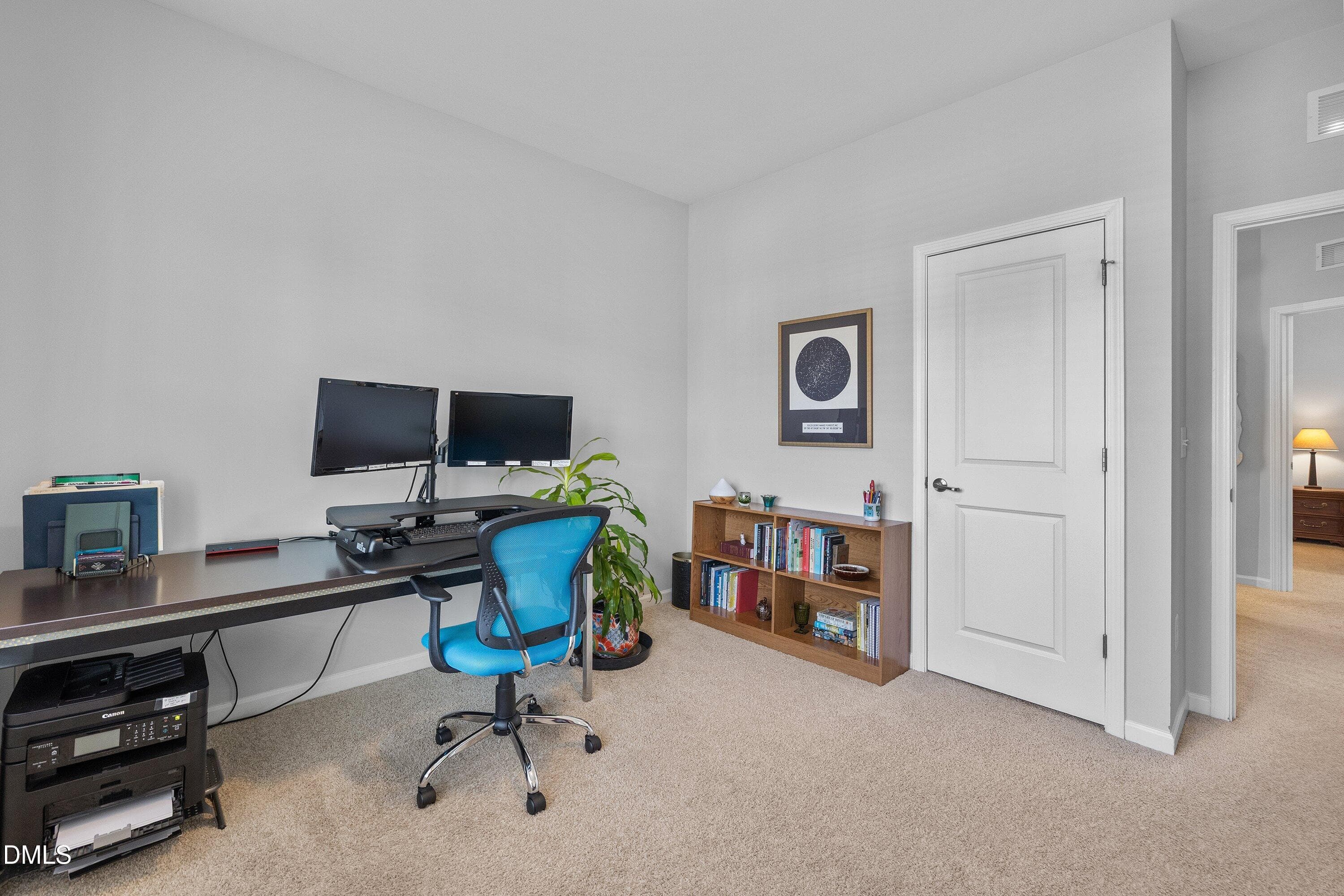 3rd bedroom/office - 1005 Woodland Grove Way, Wake Forest, NC 27587, Wake Forest