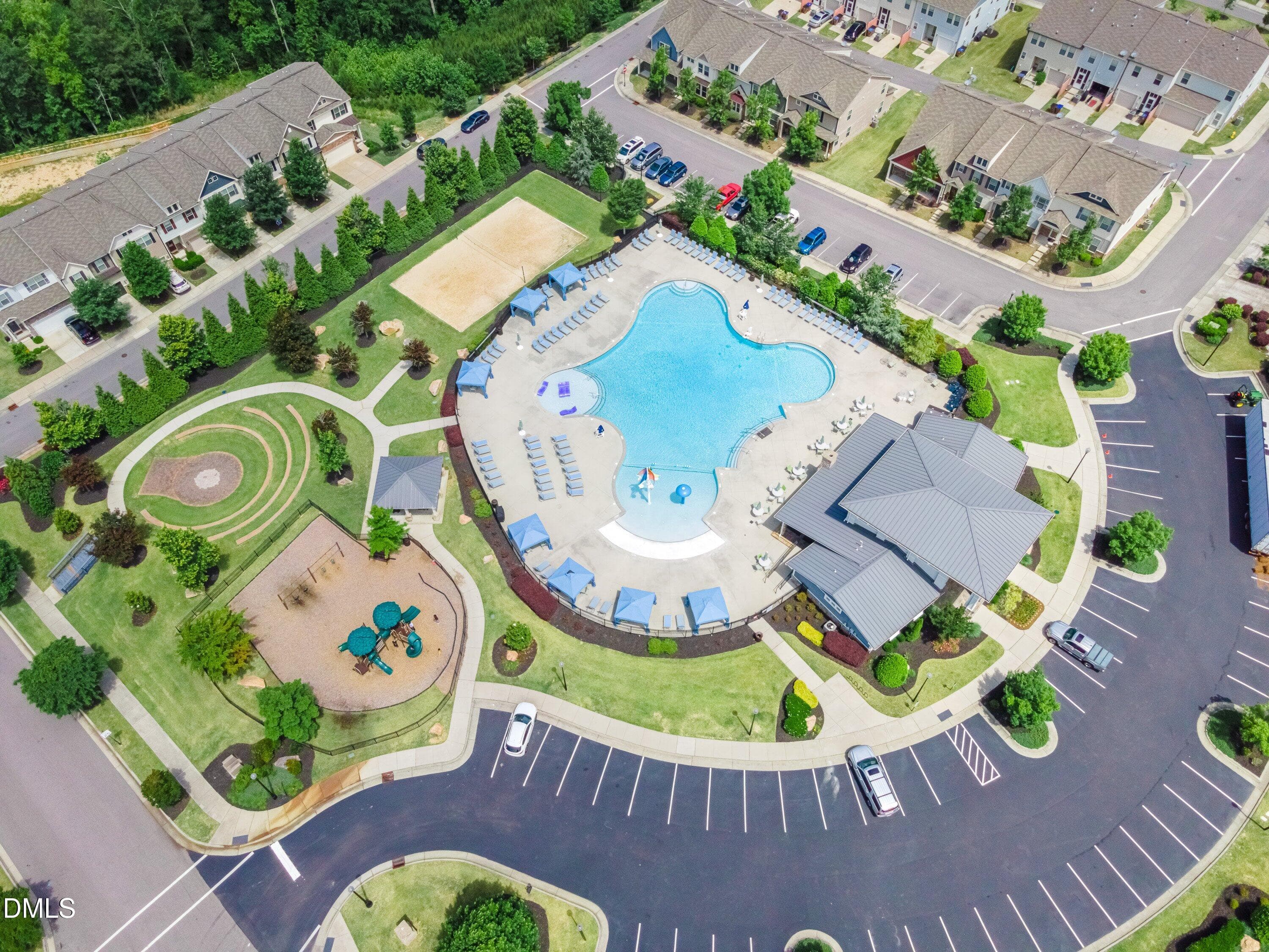 Aerial View - 1005 Woodland Grove Way, Wake Forest, NC 27587, Wake Forest