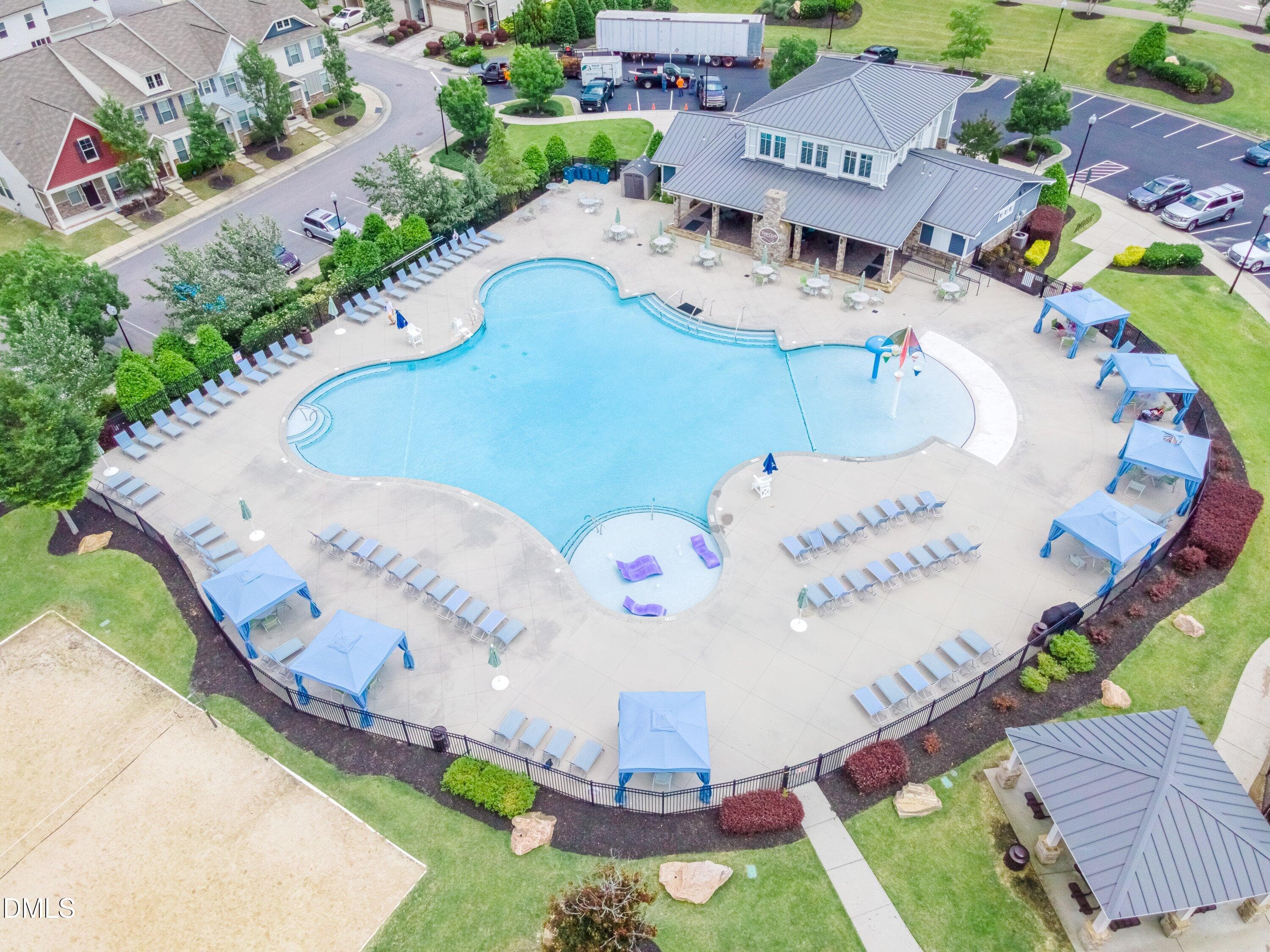 Aerial View - 1005 Woodland Grove Way, Wake Forest, NC 27587, Wake Forest