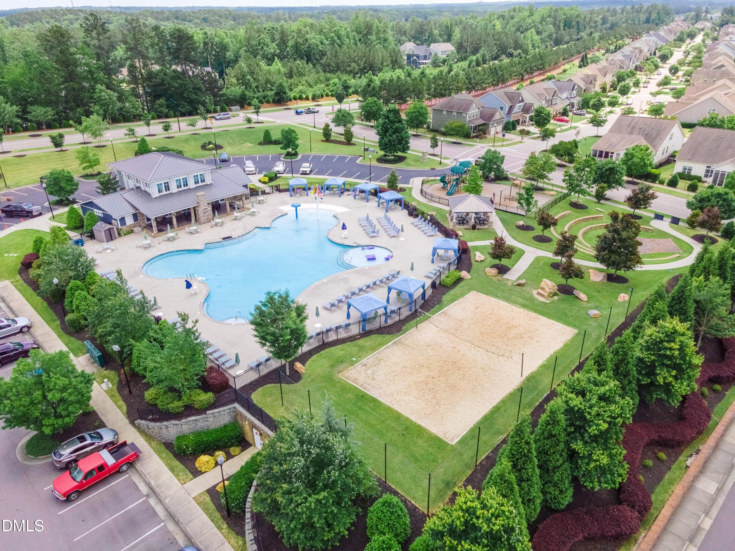 Aerial View - 1005 Woodland Grove Way, Wake Forest, NC 27587, Wake Forest