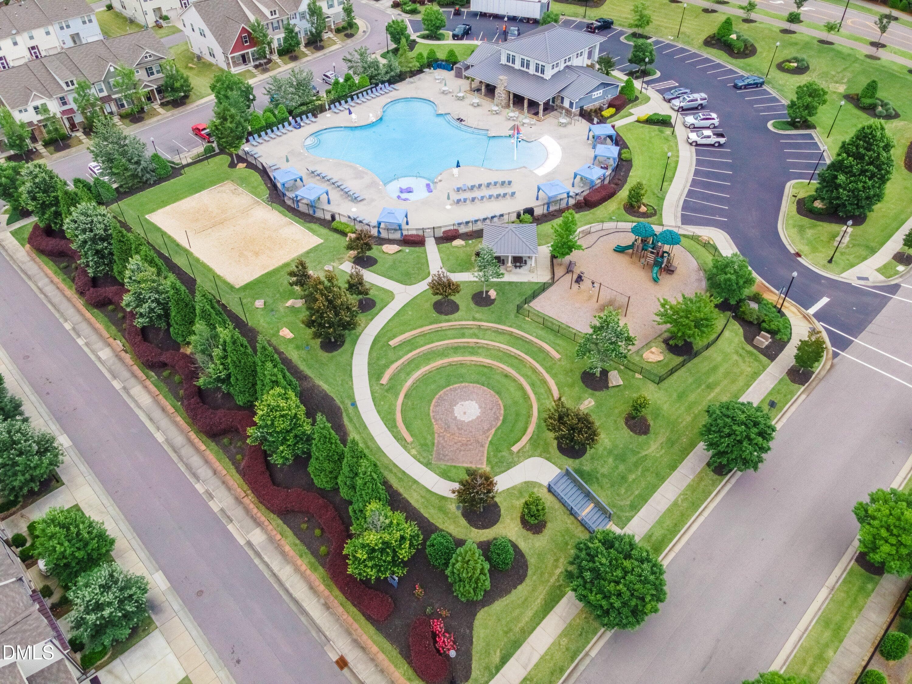 Aerial View - 1005 Woodland Grove Way, Wake Forest, NC 27587, Wake Forest
