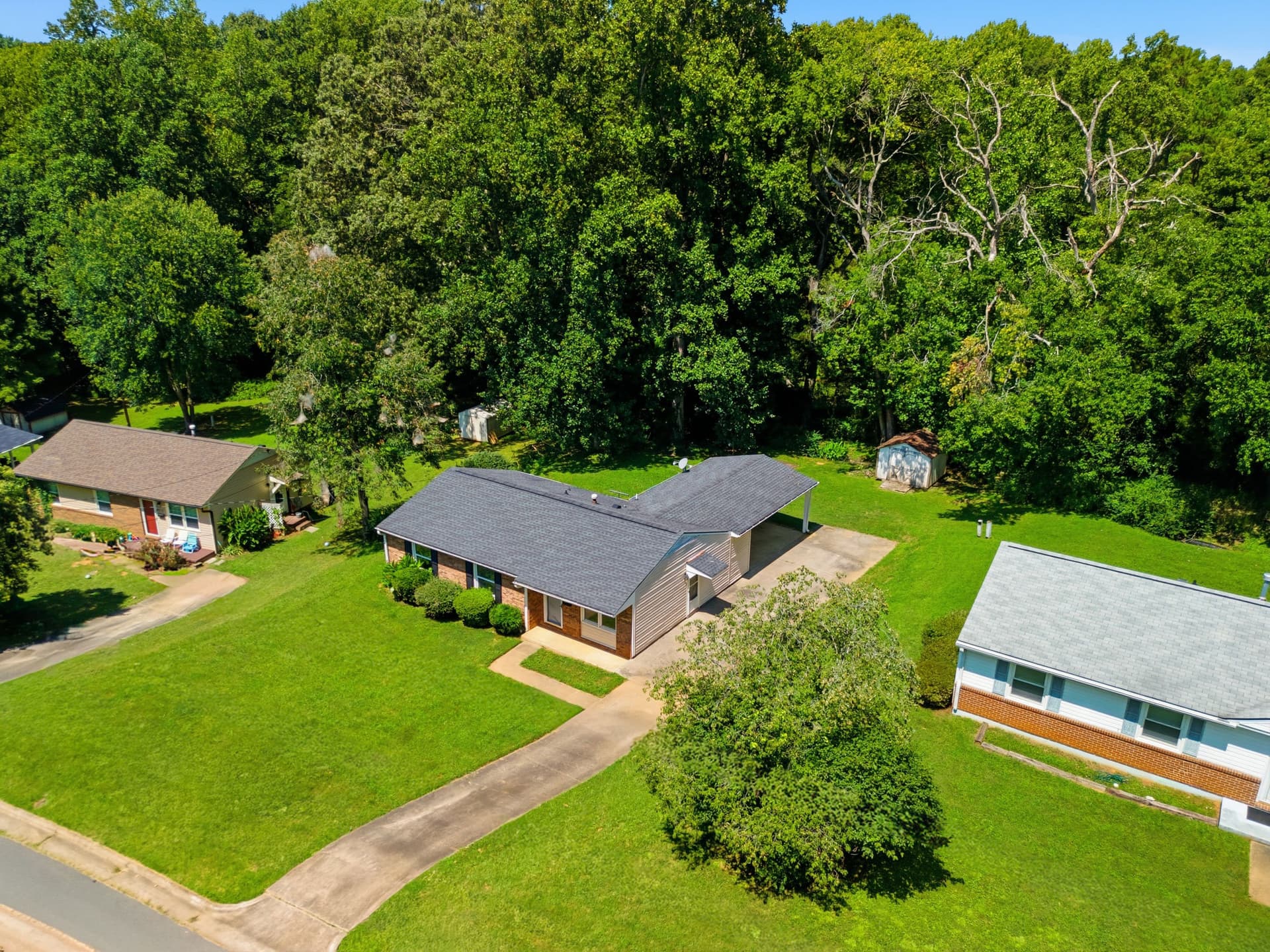 Aerial_4140 sunflower cir-04.jpg - 4140 Sunflower Circle, Winston-Salem, NC 27105