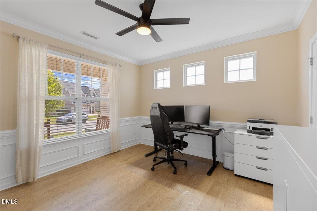 Office/Dining room - 819 Lake Artesia Lane, Fuquay Varina, NC 27526