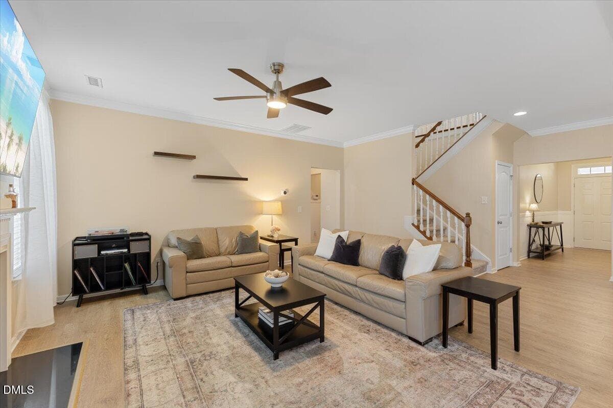 Family room - 819 Lake Artesia Lane, Fuquay Varina, NC 27526