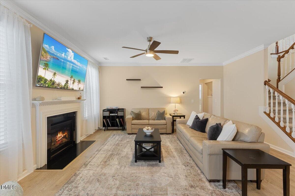 Family room - 819 Lake Artesia Lane, Fuquay Varina, NC 27526