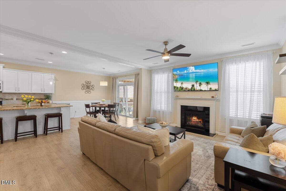 Family room - 819 Lake Artesia Lane, Fuquay Varina, NC 27526