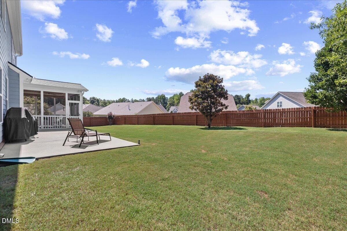 Fenced-in yard - 819 Lake Artesia Lane, Fuquay Varina, NC 27526