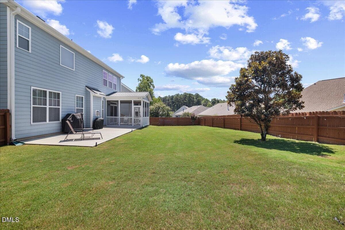 Fenced-in yard - 819 Lake Artesia Lane, Fuquay Varina, NC 27526