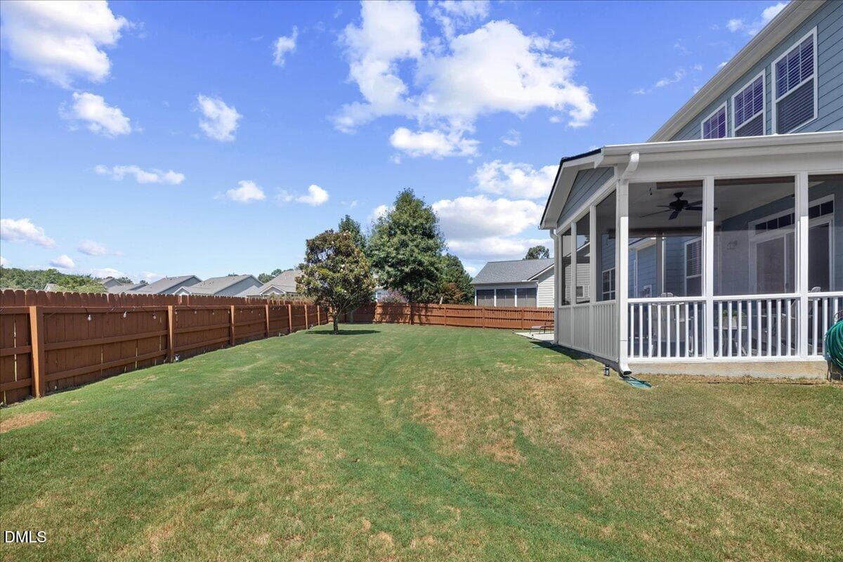 Fenced-in yard - 819 Lake Artesia Lane, Fuquay Varina, NC 27526