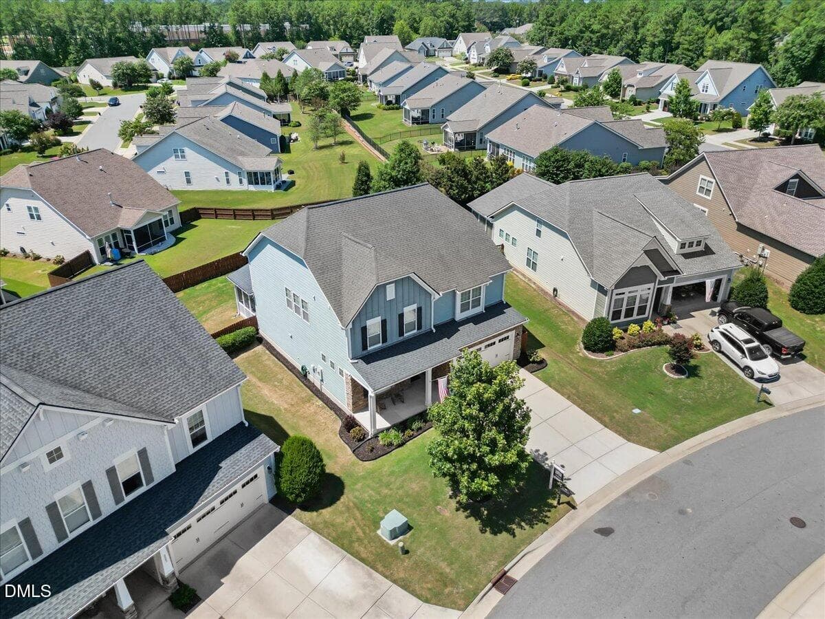 Aerial - 819 Lake Artesia Lane, Fuquay Varina, NC 27526
