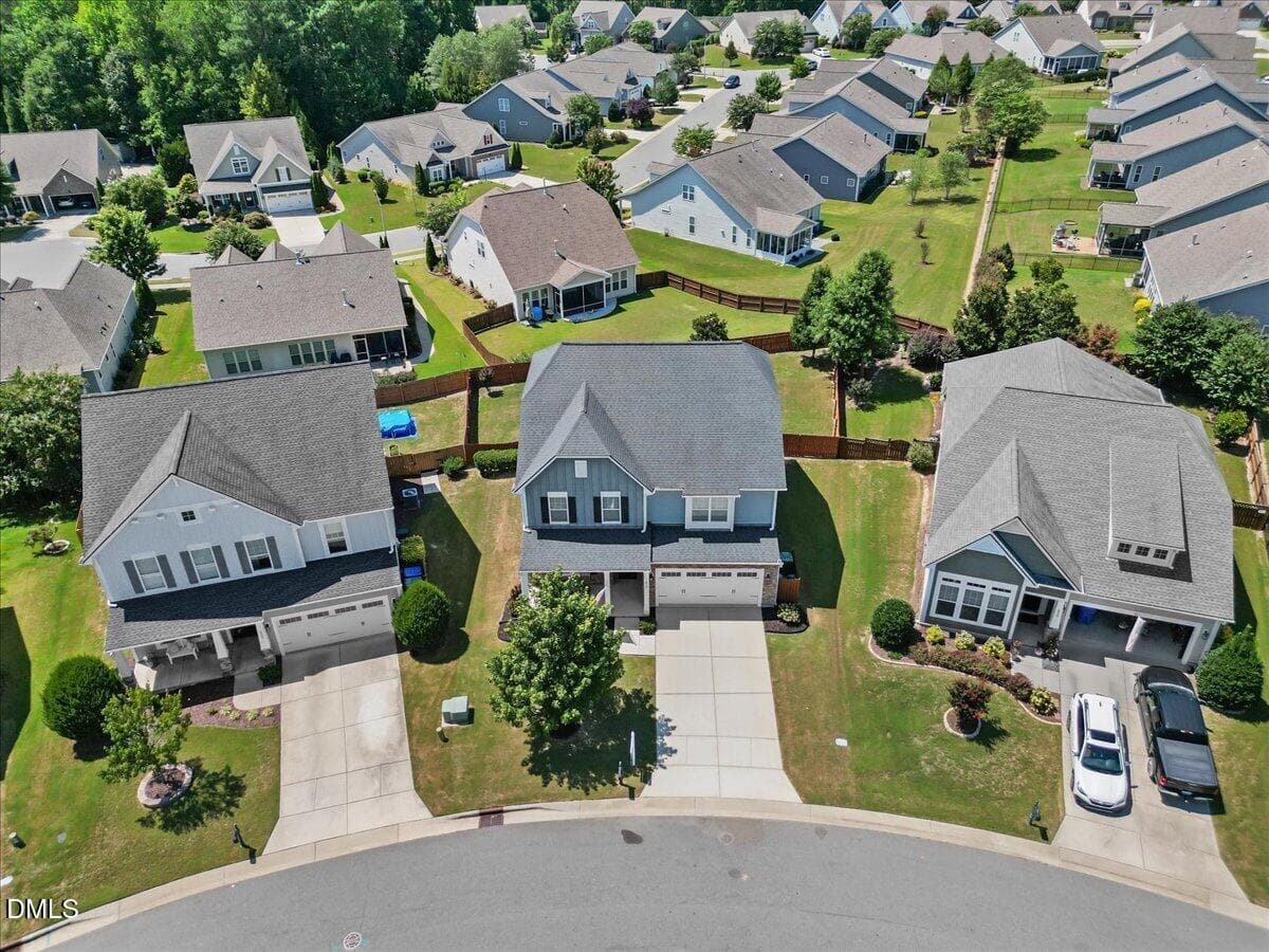 Aerial - 819 Lake Artesia Lane, Fuquay Varina, NC 27526
