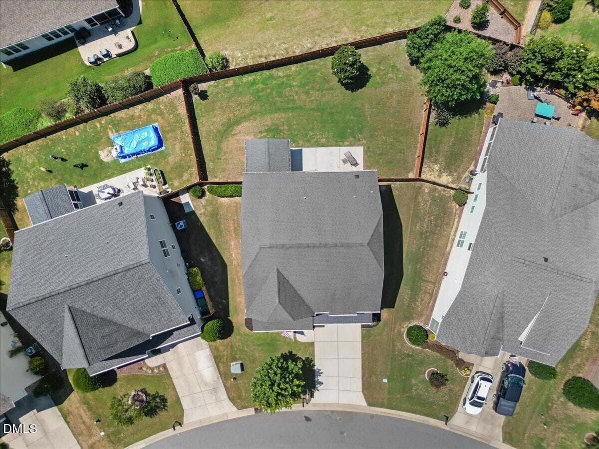 Aerial - 819 Lake Artesia Lane, Fuquay Varina, NC 27526