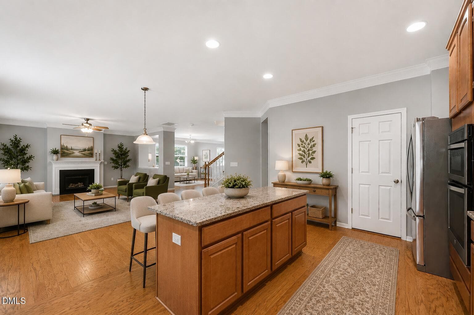 bellreng kitchen staged 1 - 1133 Bellreng Drive, Wake Forest, NC 27587