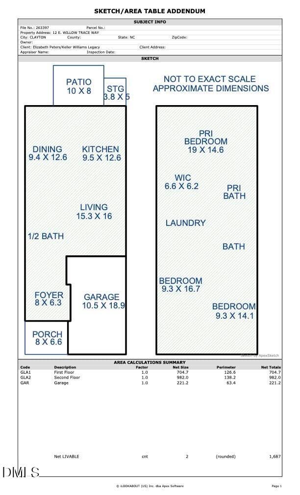 12 E Willow Trace_Floorplan - 12 E Willow Trace Way, Clayton, NC 27527