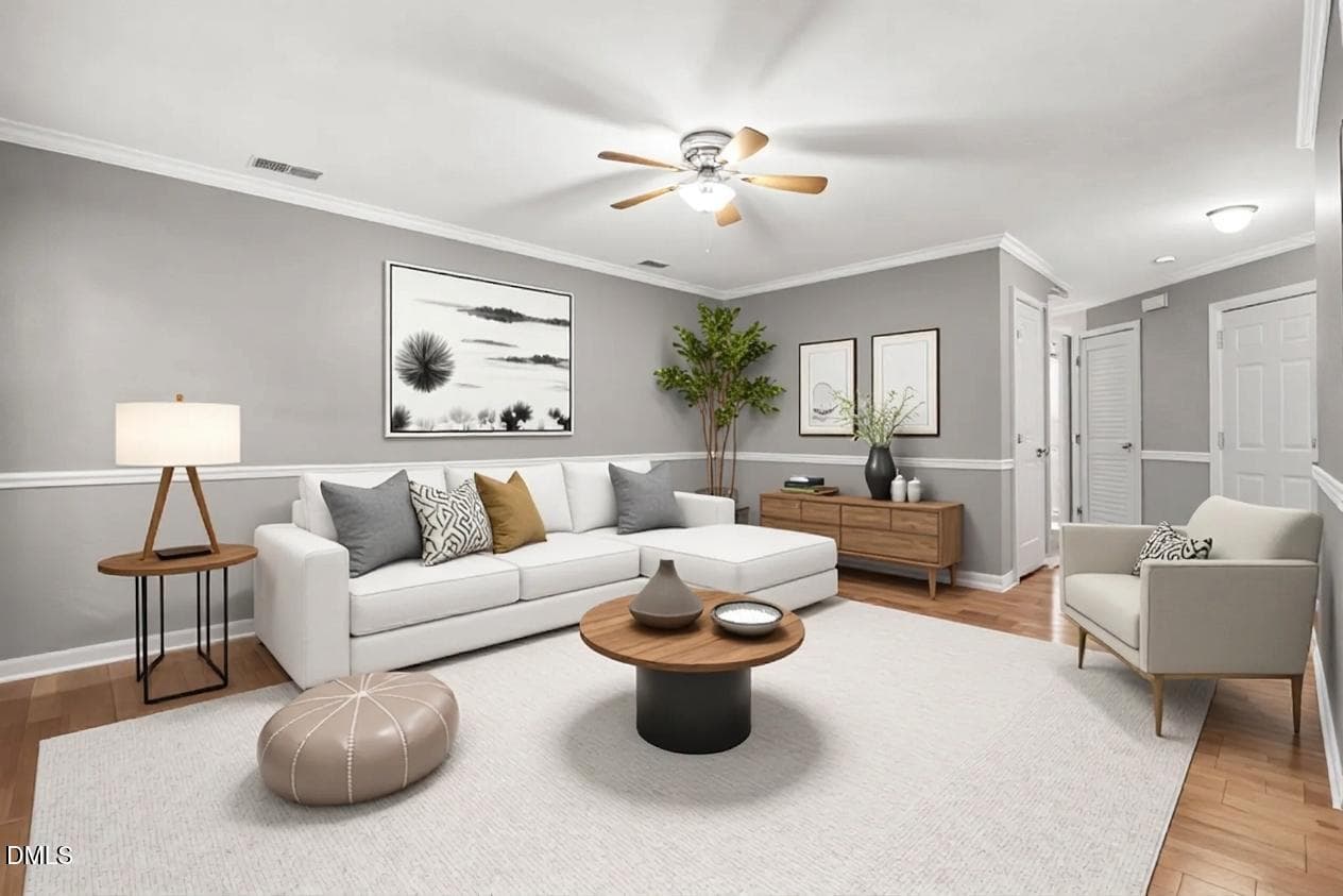 Virtually staged - 154 Grande Meadow Way, Cary, NC 27513