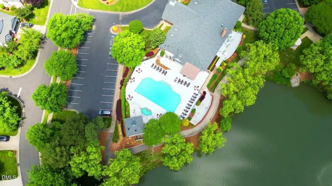 aerial of heritage pines - 105 Rockport Ridge Way, Cary, NC 27519