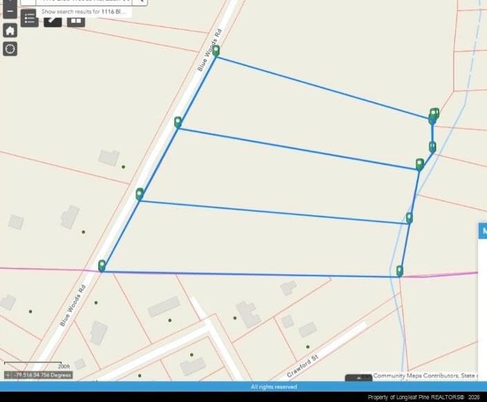 Blue Woods Road, Laurinburg, NC 28352