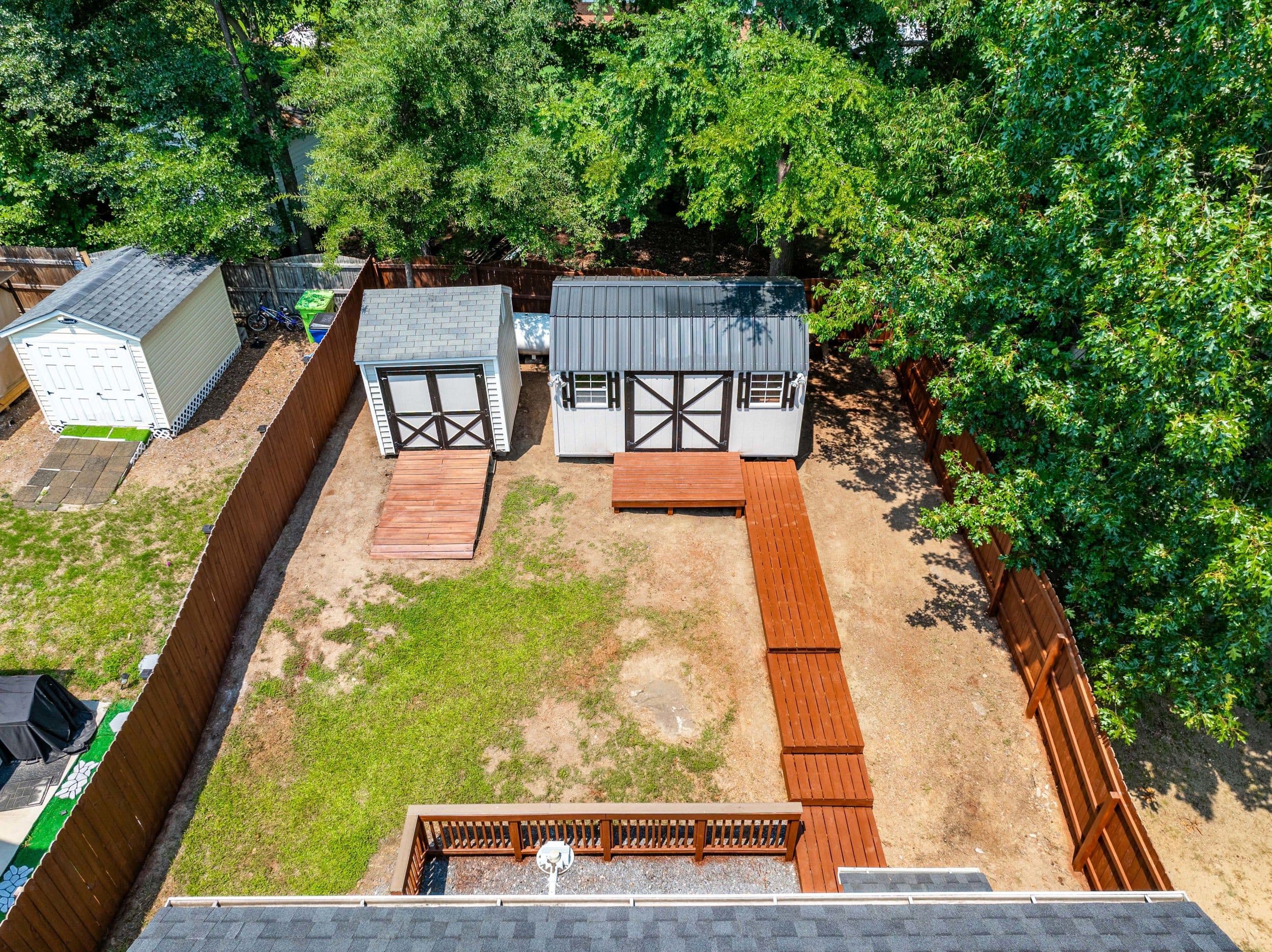 34_aerial-backyard.jpg - 4121 Tensity Drive, Raleigh, NC 27604, Raleigh