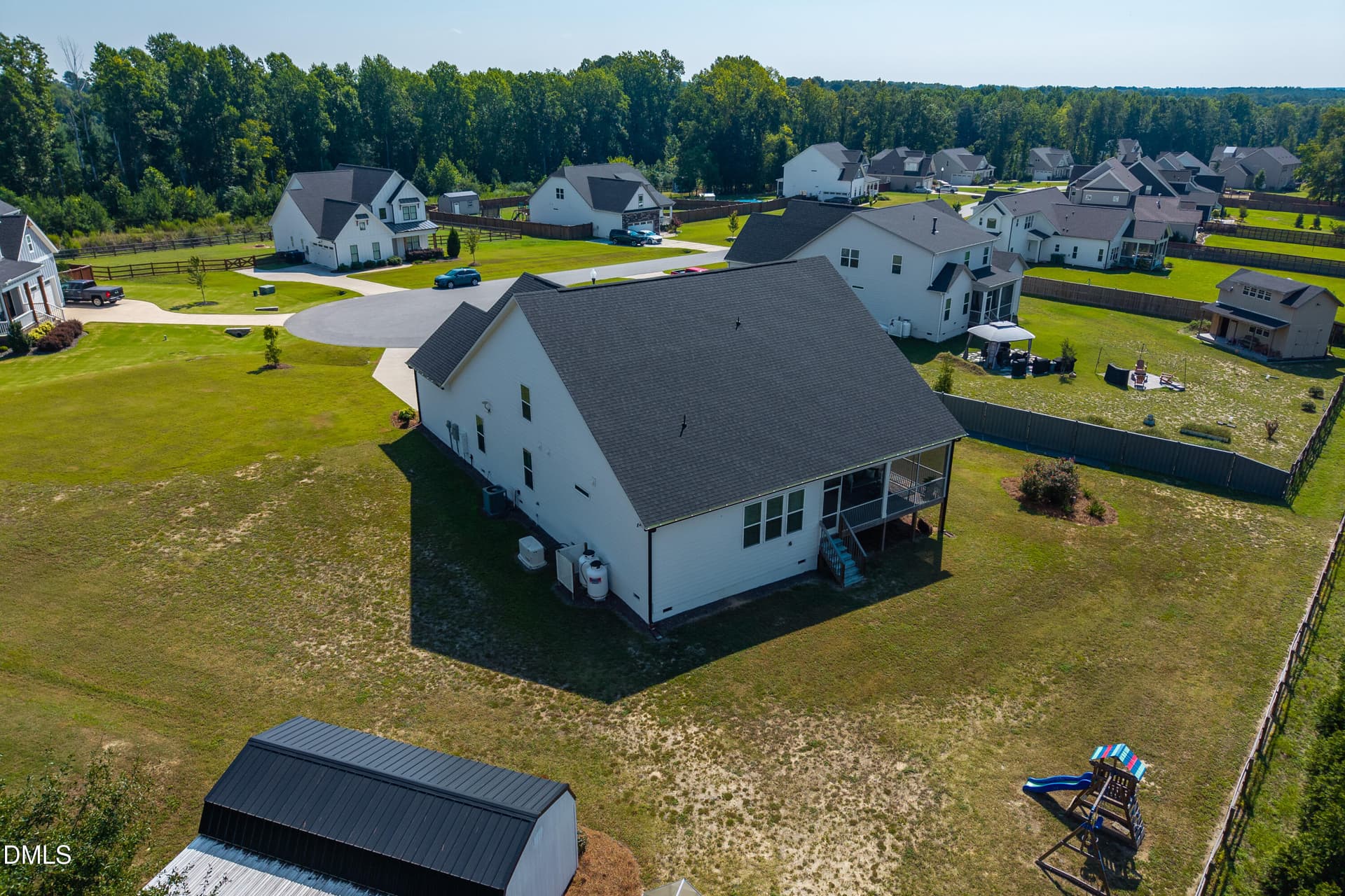 53 -16 blue monarch ln, drone, exterior - 16 Blue Monarch Lane, Fuquay Varina, NC 27526