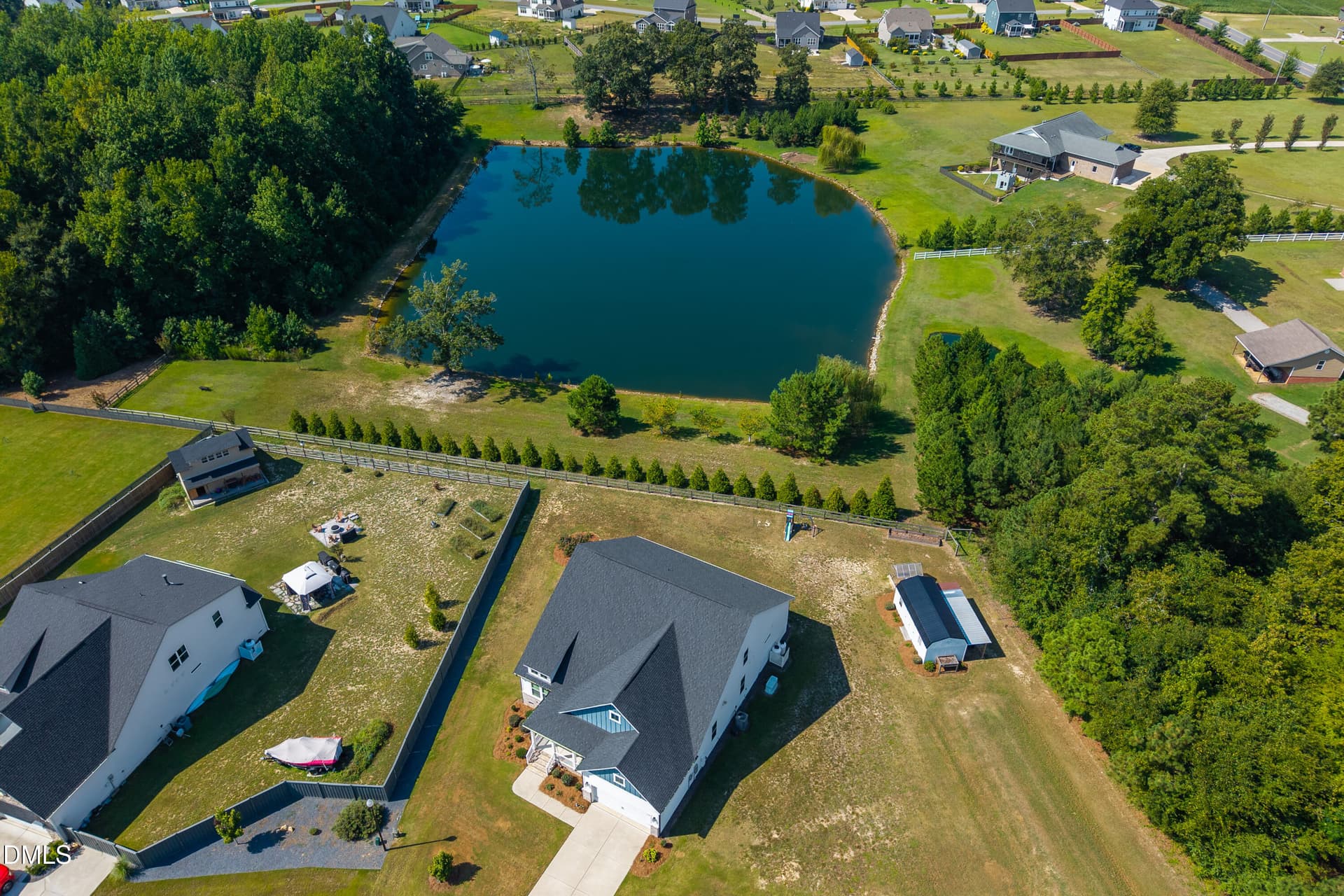 55 -16 blue monarch ln, drone, exterior - 16 Blue Monarch Lane, Fuquay Varina, NC 27526