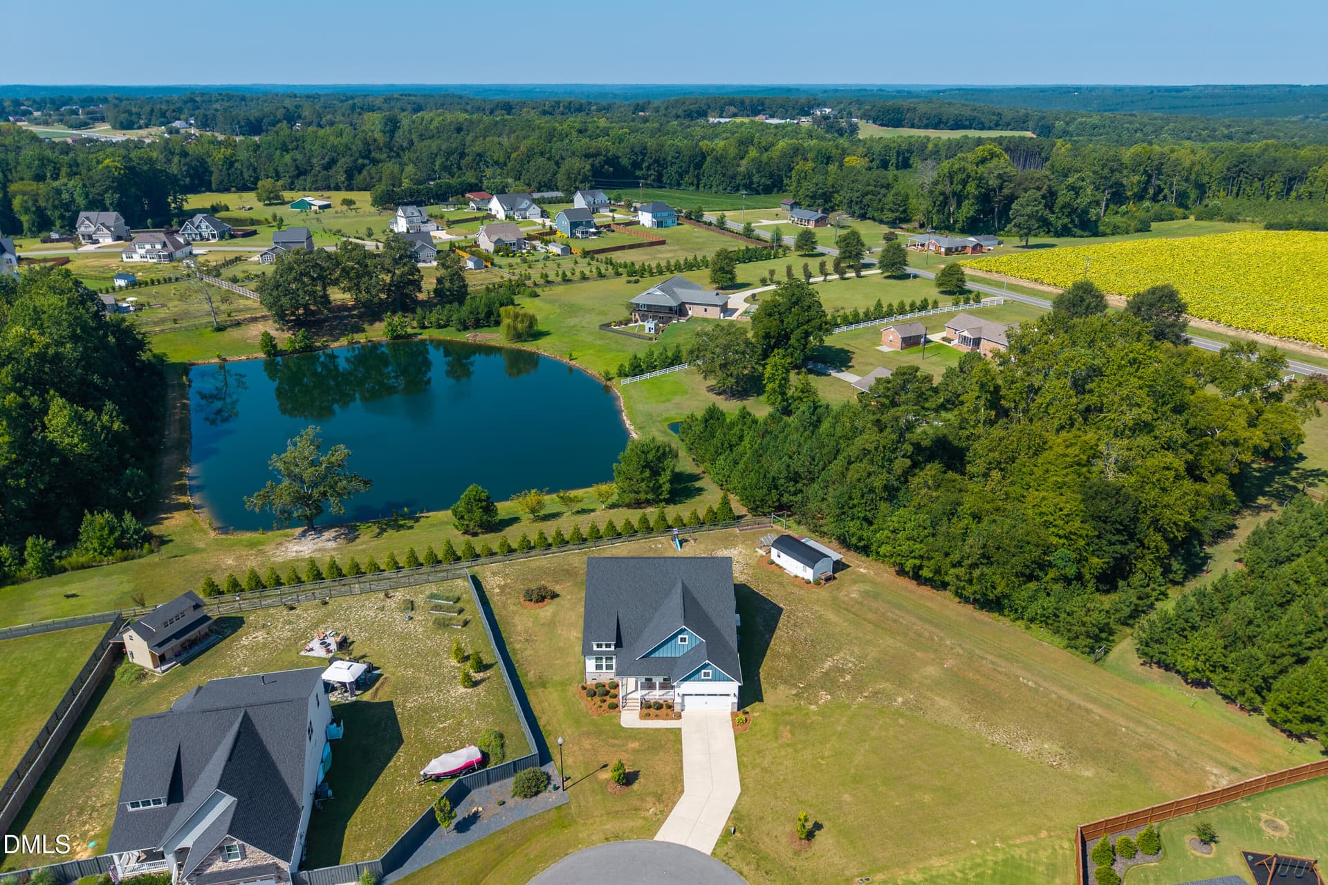 56 -16 blue monarch ln, drone, exterior - 16 Blue Monarch Lane, Fuquay Varina, NC 27526