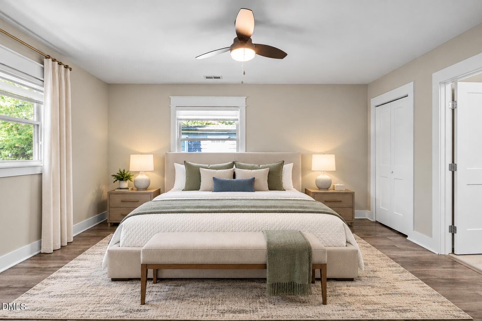 Primary Bedroom - Enhanced Barnhill - 127 & 129 Barnhill Street, Durham, NC 27707, Durham