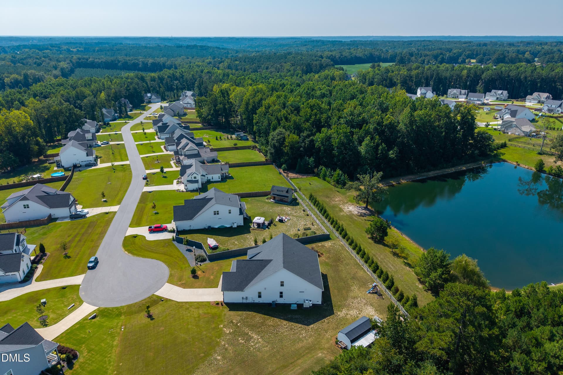 57 -16 blue monarch ln, drone, exterior - 16 Blue Monarch Lane, Fuquay Varina, NC 27526