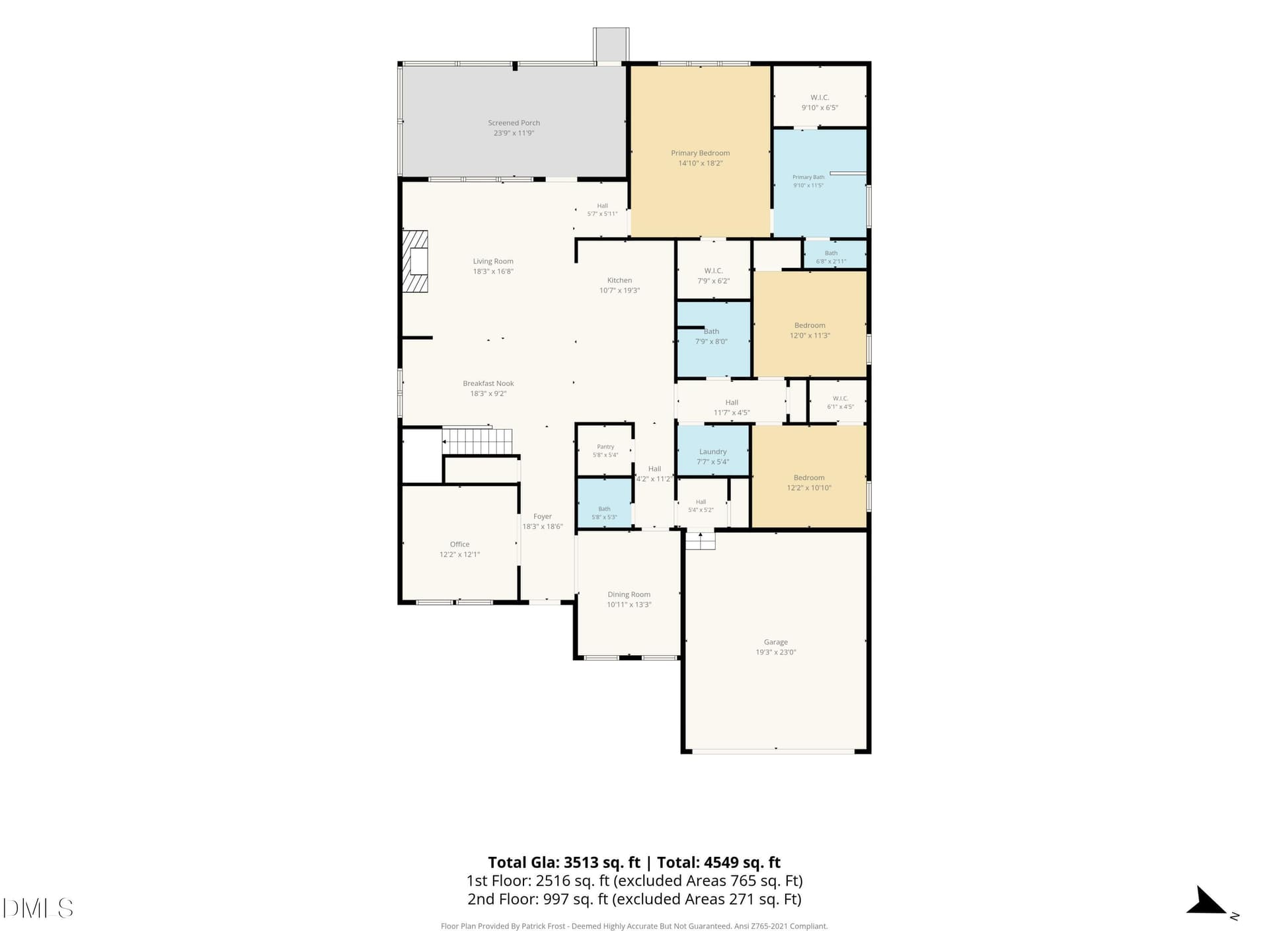 1st_floor_16_blue_monarch_lane_fuquay_va - 16 Blue Monarch Lane, Fuquay Varina, NC 27526