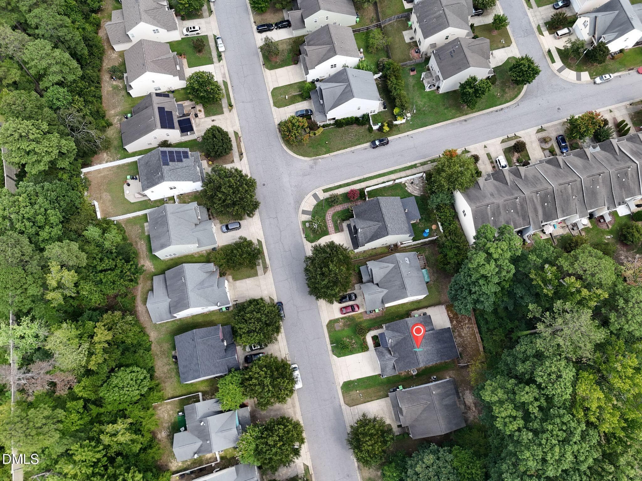 Aerial View – Neighborhood Context - 3414 Sunbright Lane, Raleigh, NC 27610, Raleigh