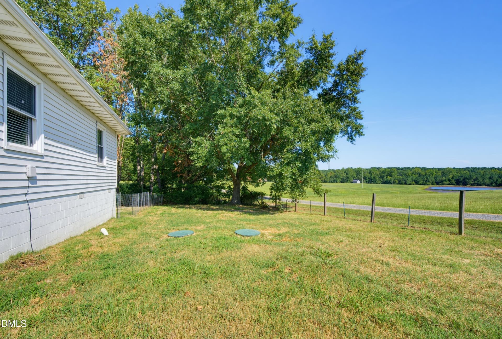 SIde Yard & Hardwoods_Pond View - 14928 Creedmoor Road N, Wake Forest, NC 27587