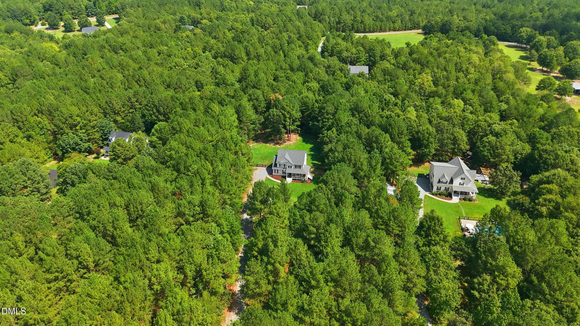 Aerial1 - 535 Poplar Forest Lane, Pittsboro, NC 27312