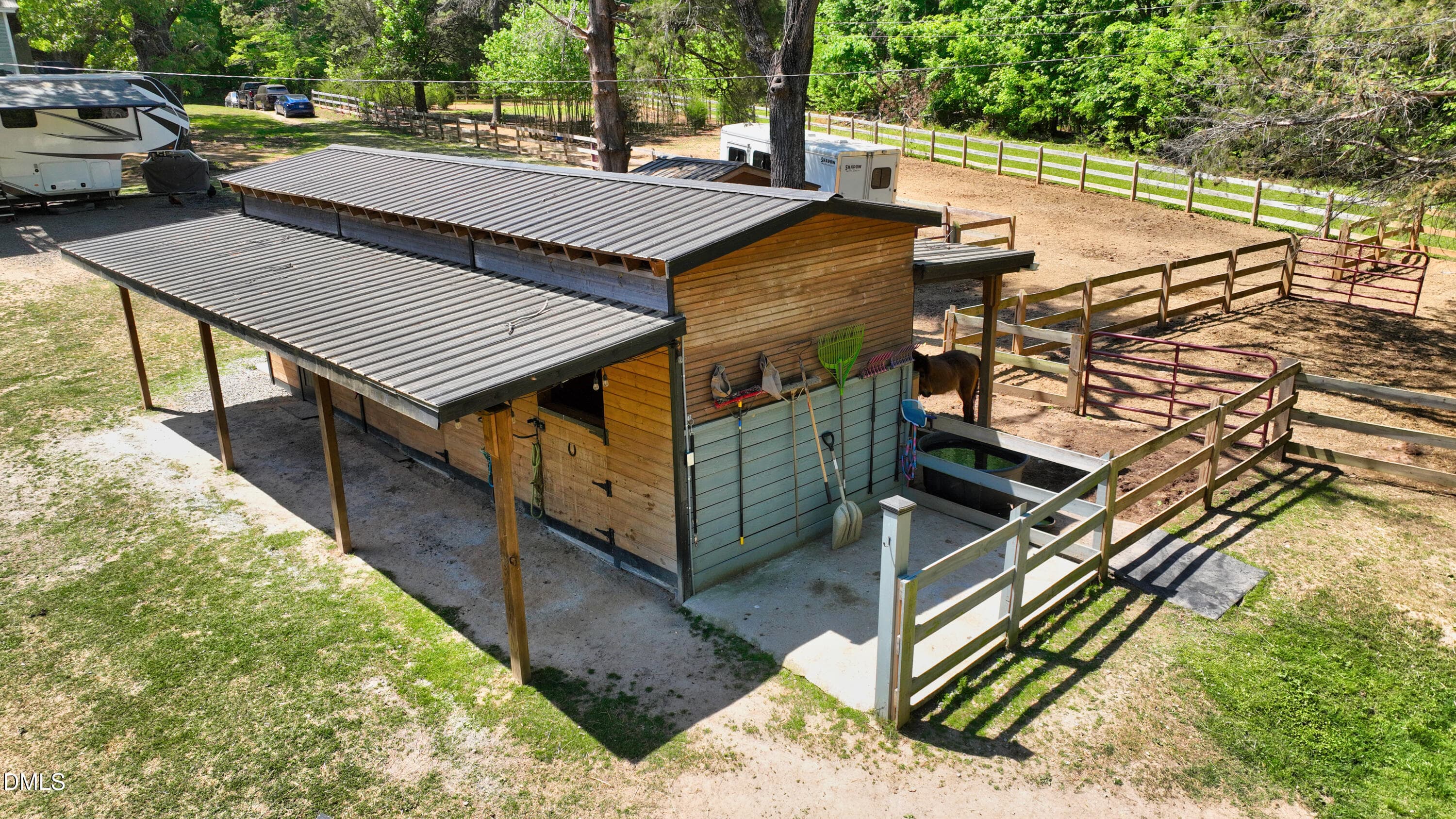 Barn + Pasture - 2822 Little River Church Road, Hurdle Mills, NC 27541