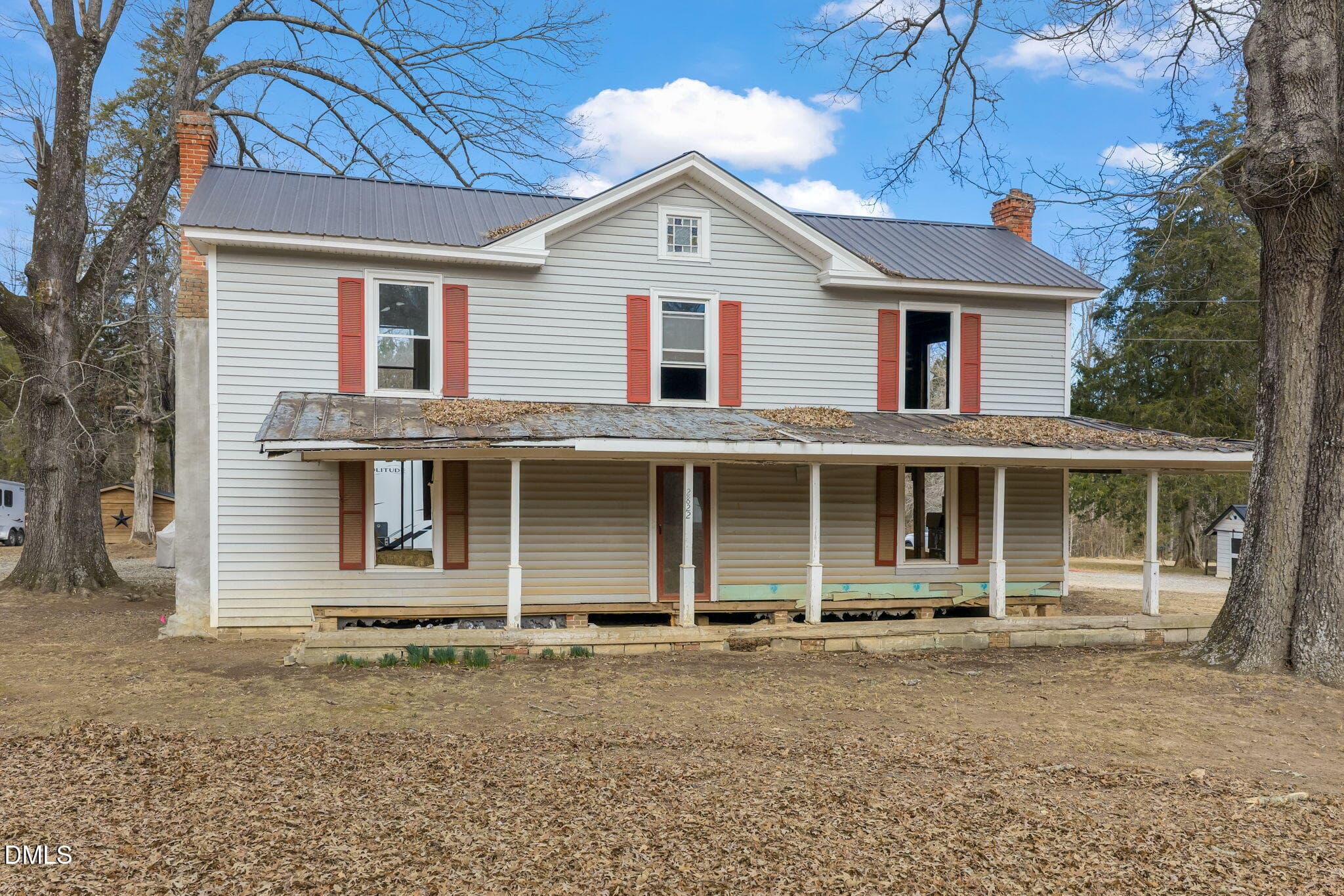 Farmhouse for Reno-2822 Little River - 2822 Little River Church Road, Hurdle Mills, NC 27541
