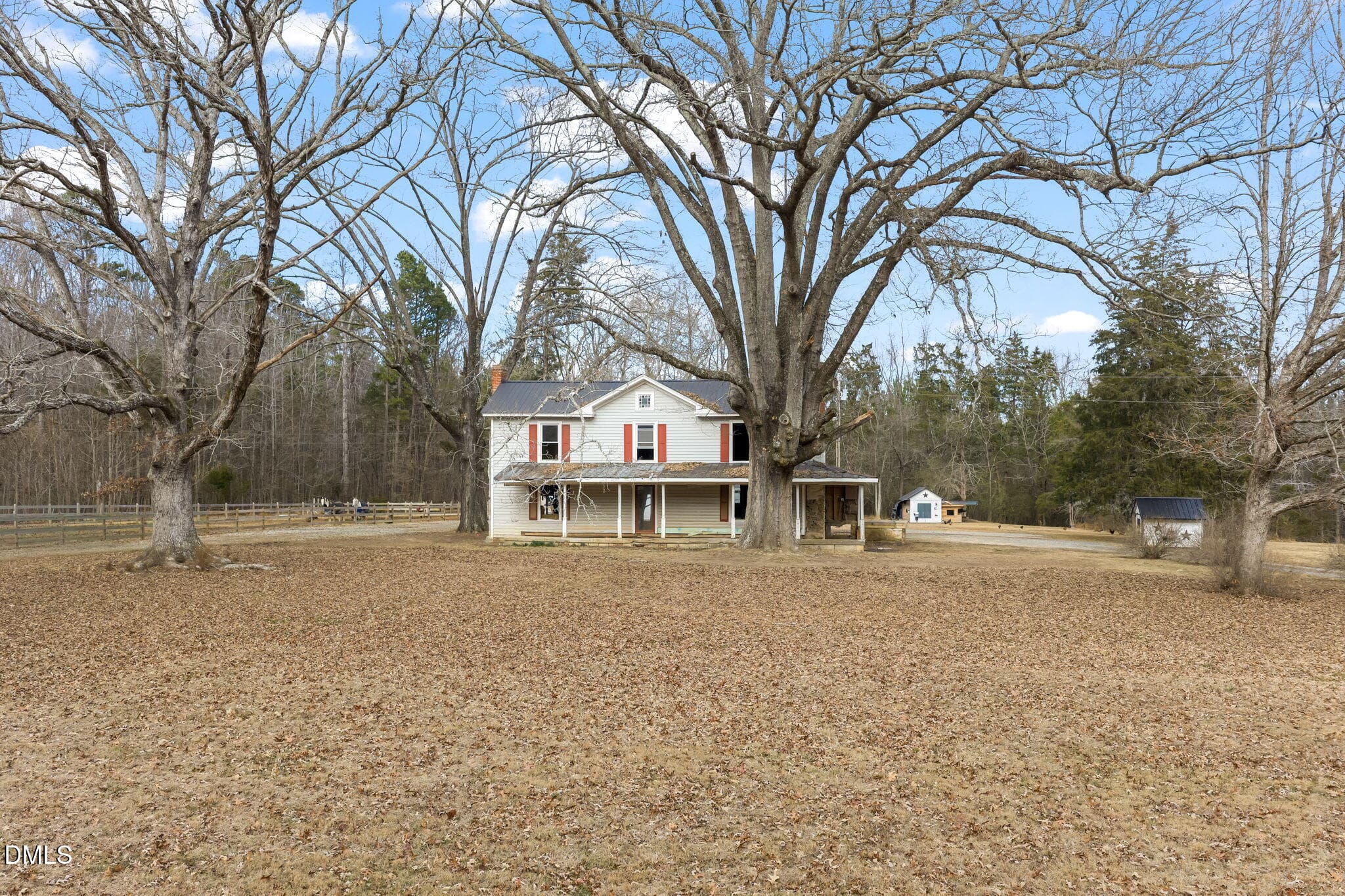Farmhouse for Reno-2822 Little River - 2822 Little River Church Road, Hurdle Mills, NC 27541
