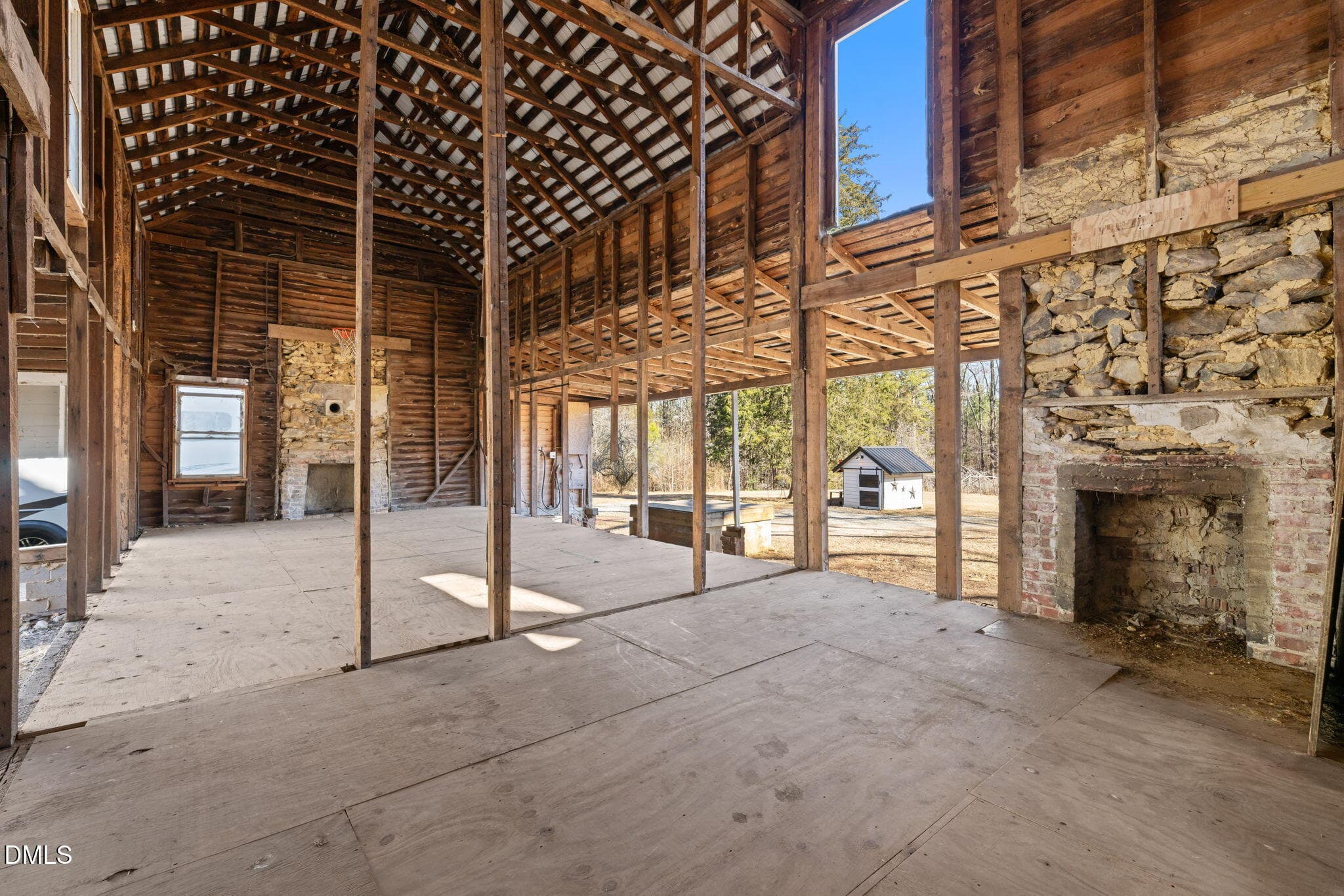 Original Fireplaces Farmhouse - 2822 Little River Church Road, Hurdle Mills, NC 27541