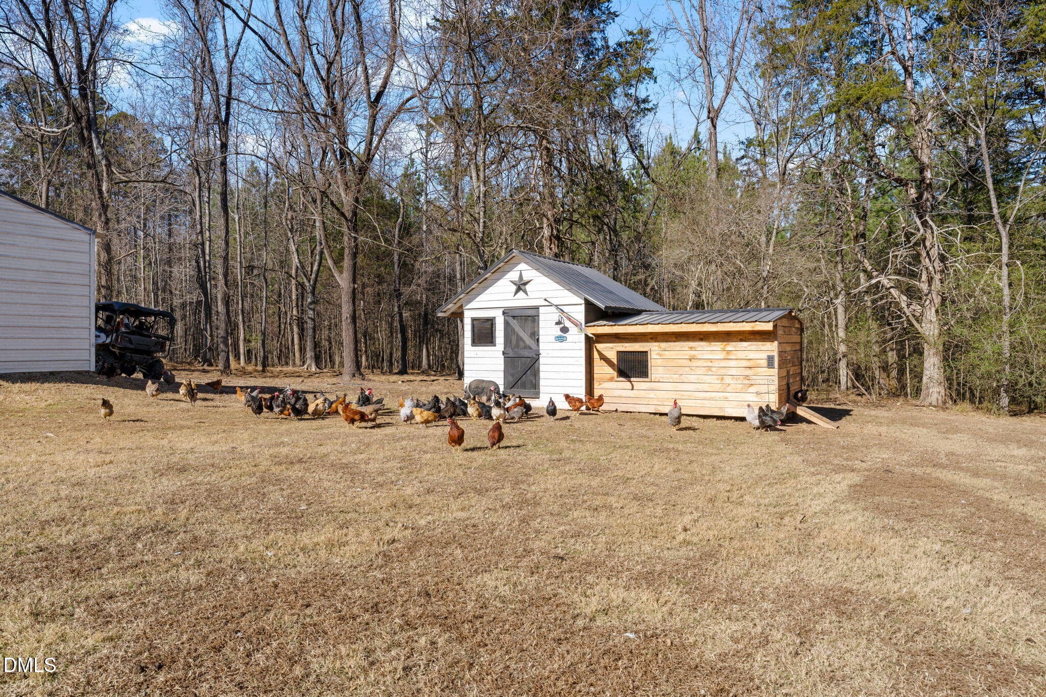 2.5 Stall Barn + Chicken Coops - 2822 Little River Church Road, Hurdle Mills, NC 27541