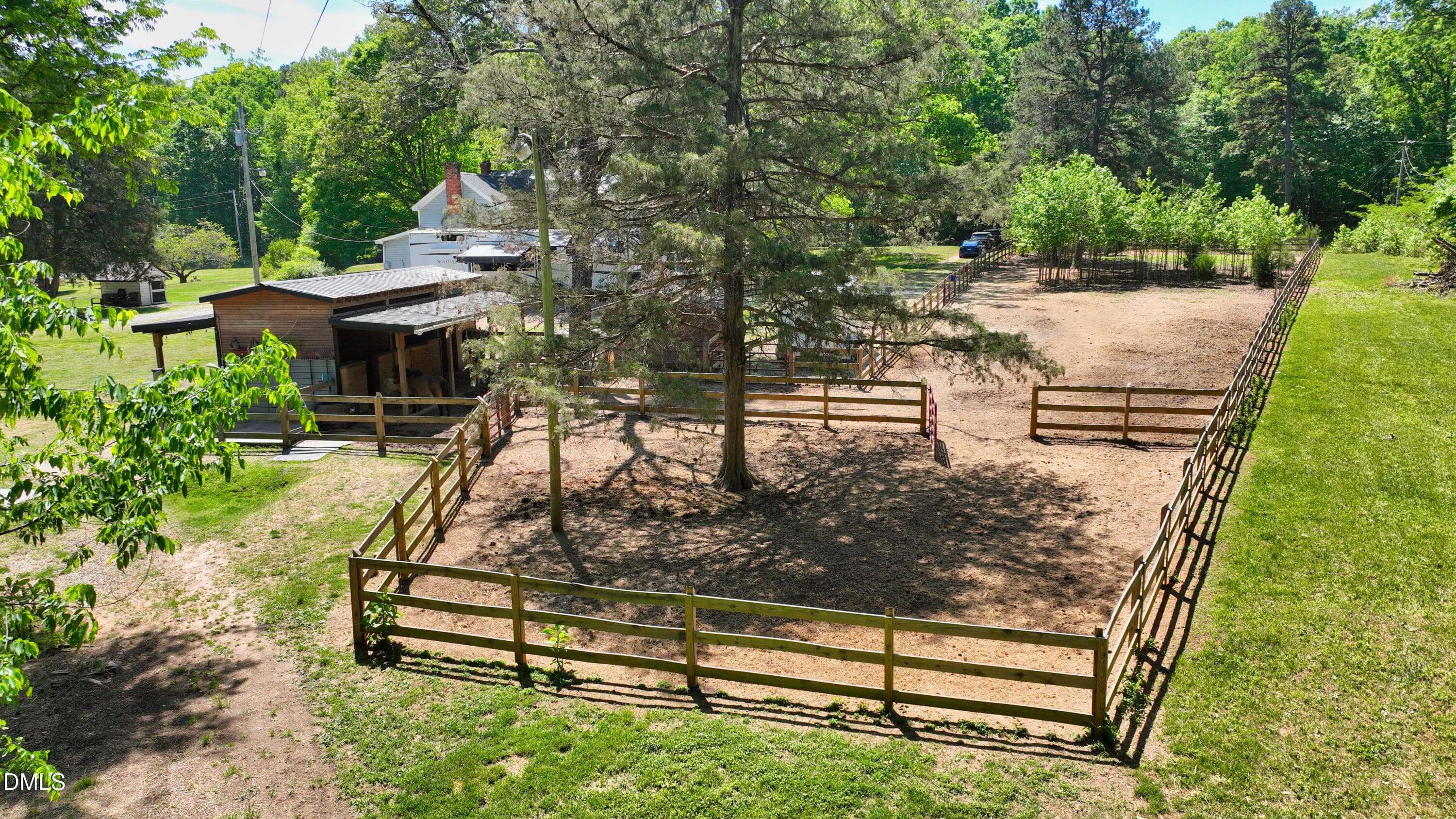 Pastures Fencing 2822 Little River Ch - 2822 Little River Church Road, Hurdle Mills, NC 27541