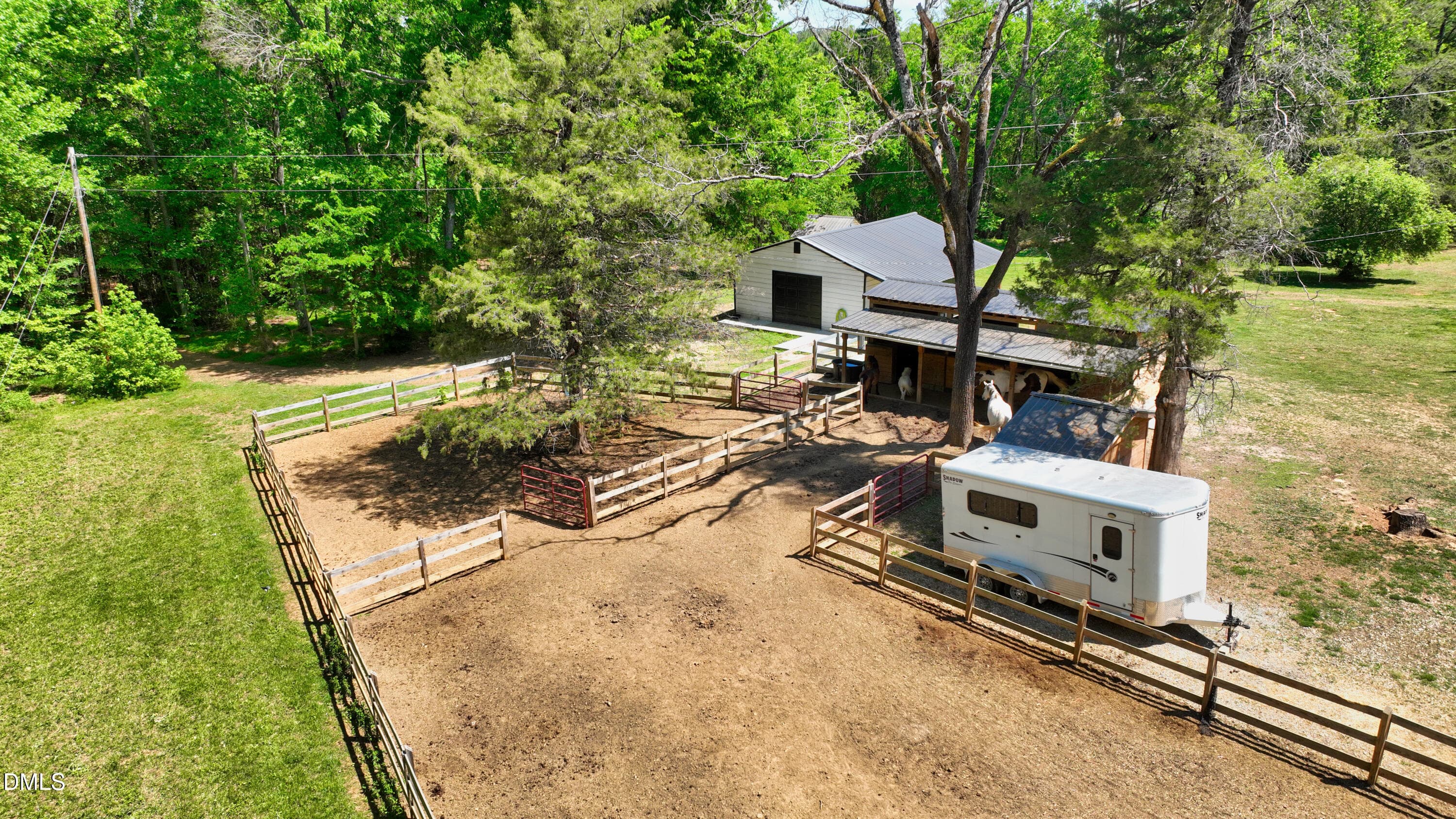 Barn & Pastures - 2822 Little River Church Road, Hurdle Mills, NC 27541